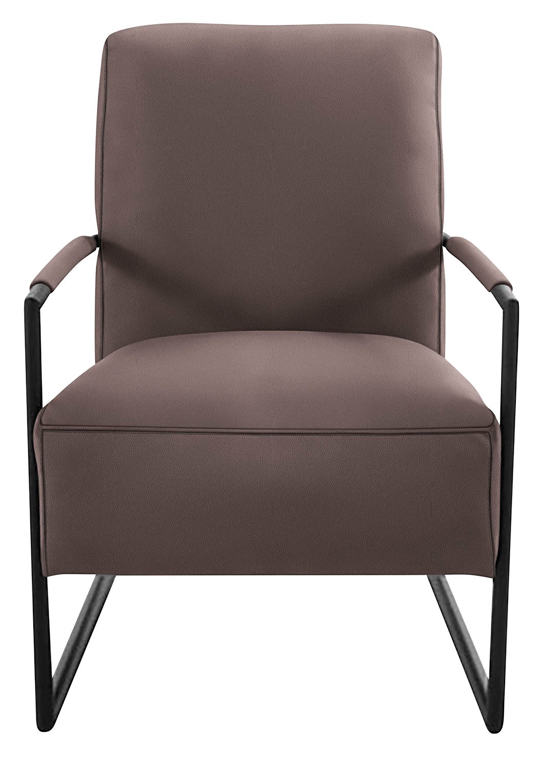 K+W Komfort & Wohnen Cocktailsessel mit bezogenen Armlehnen, Gestell in Met günstig online kaufen