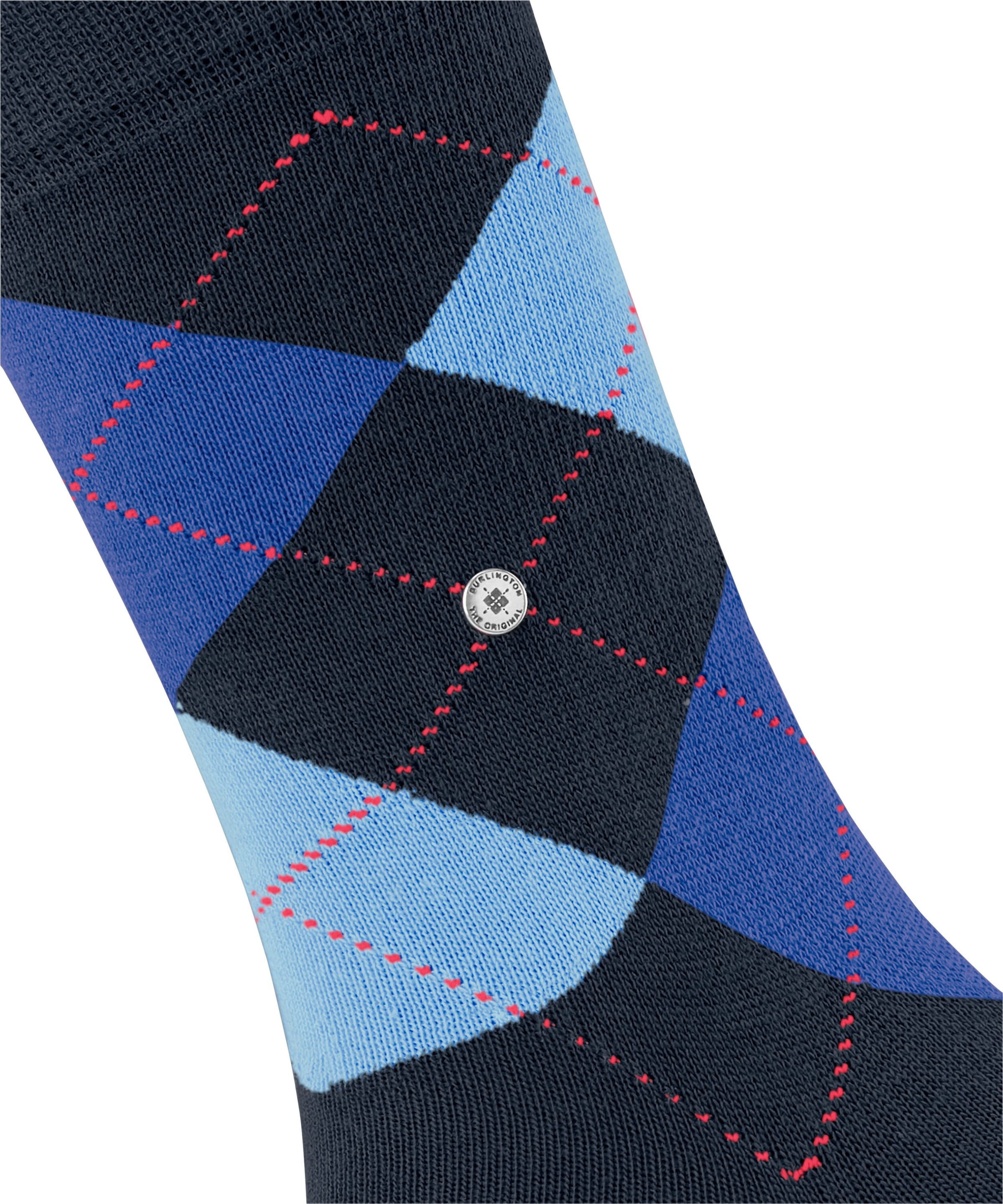 Burlington Socken »Queen« Einheitsgröße 36-41, Argyle-Muster, gekämmte Baumwolle