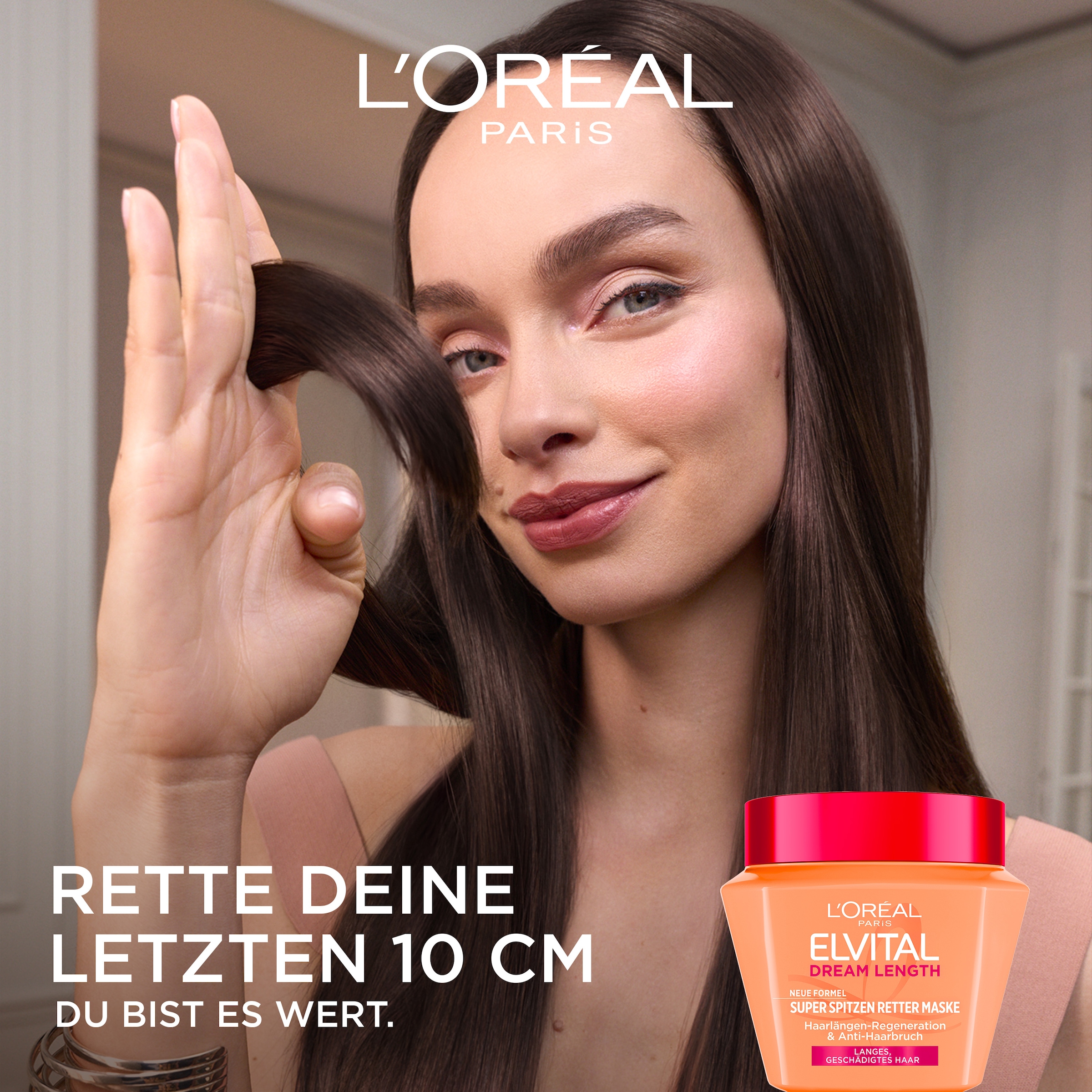 L'ORÉAL PARIS Haarmaske »ELVTIAL DREAM LENGTH MASKE« für langes, geschädigtes Haar