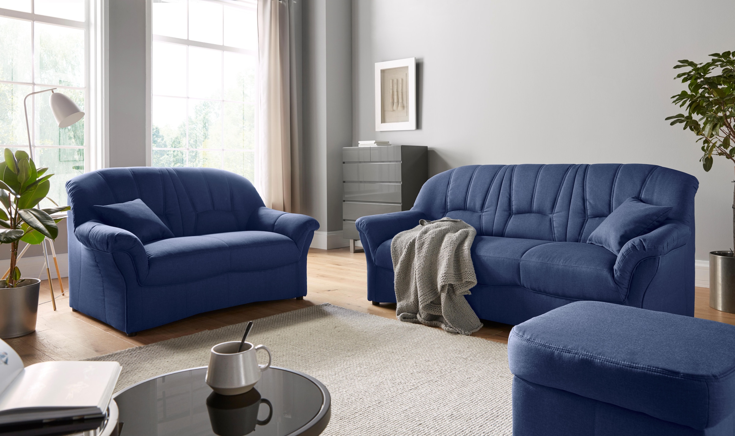DOMO collection Polstergarnitur »Bahia Sitzbelastung 140 kg«, (Set), 3-Sitzer & 2-Sitzer-Set