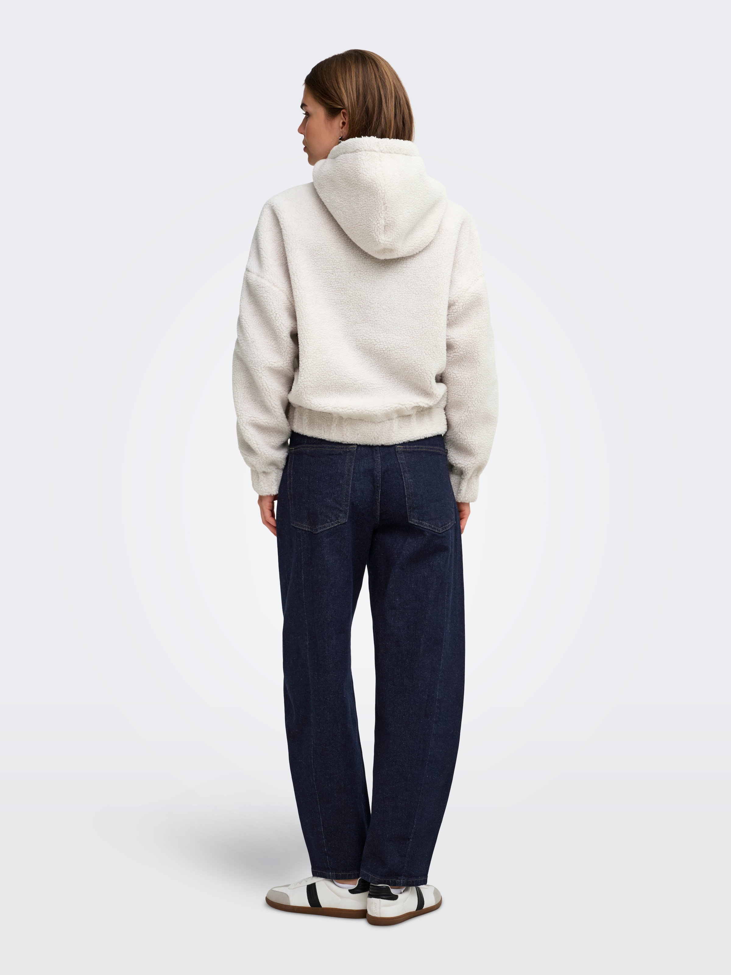 ONLY Kapuzenplüschjacke »ONLTANJA TEDDY HOOD JACKET OTW NOOS« mit Kapuze Kunstfaser,