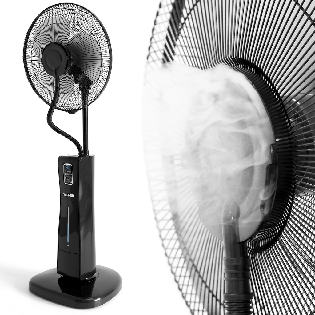 Vasner Standventilator »Ventilator mit Wasser, schwarz, Cooly«