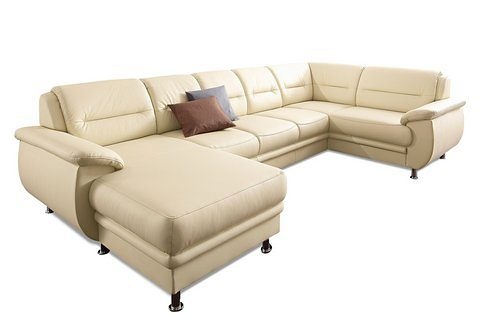 sit&more Wohnlandschaft »Mailand U-Form, B: 312 cm« optional Bettfunktion günstig online kaufen