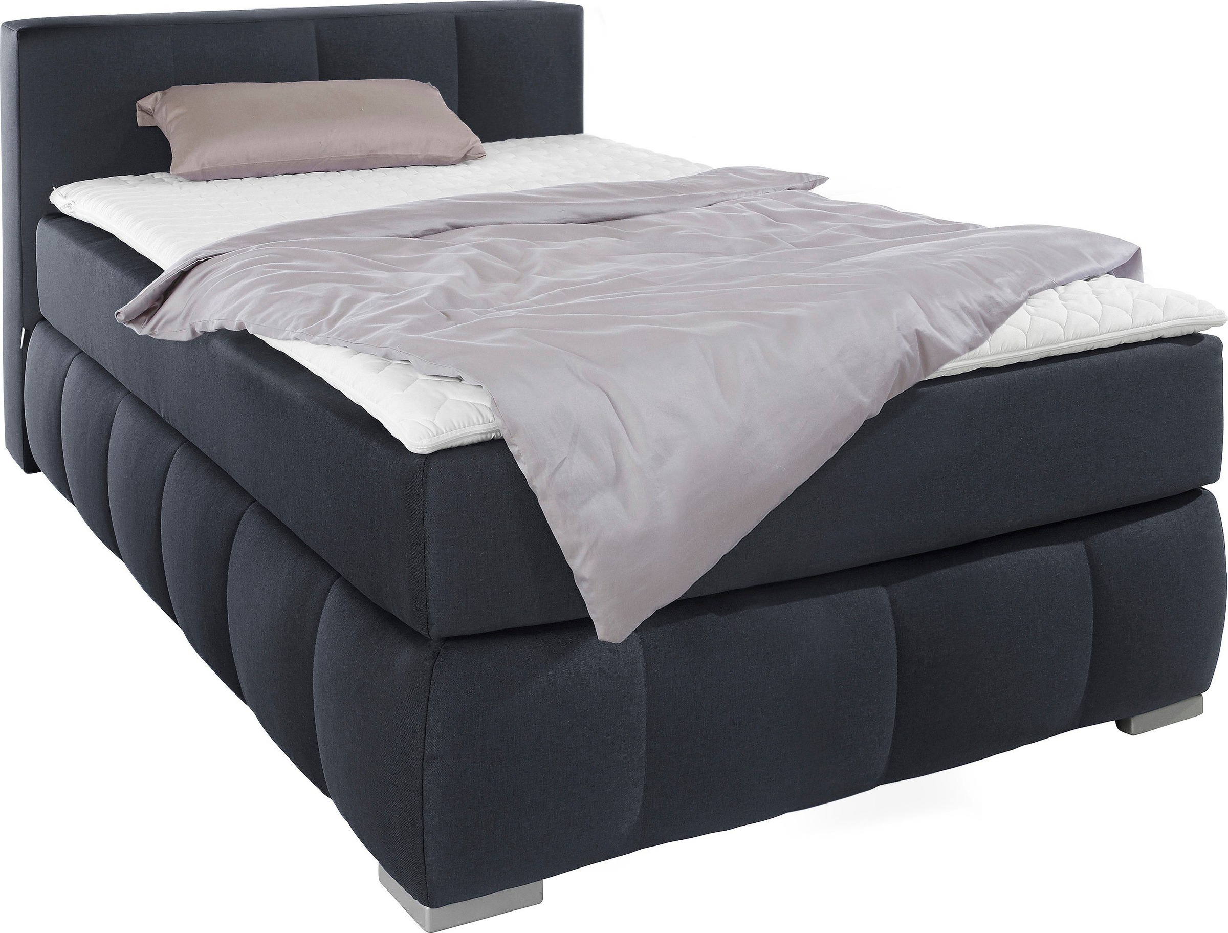 Bild von Guido Maria Kretschmer Home&Living Boxspringbett »Chelles«, inkl. Topper, in XXL- Überlänge 220 cm, Unterbox mit feine Wölbung