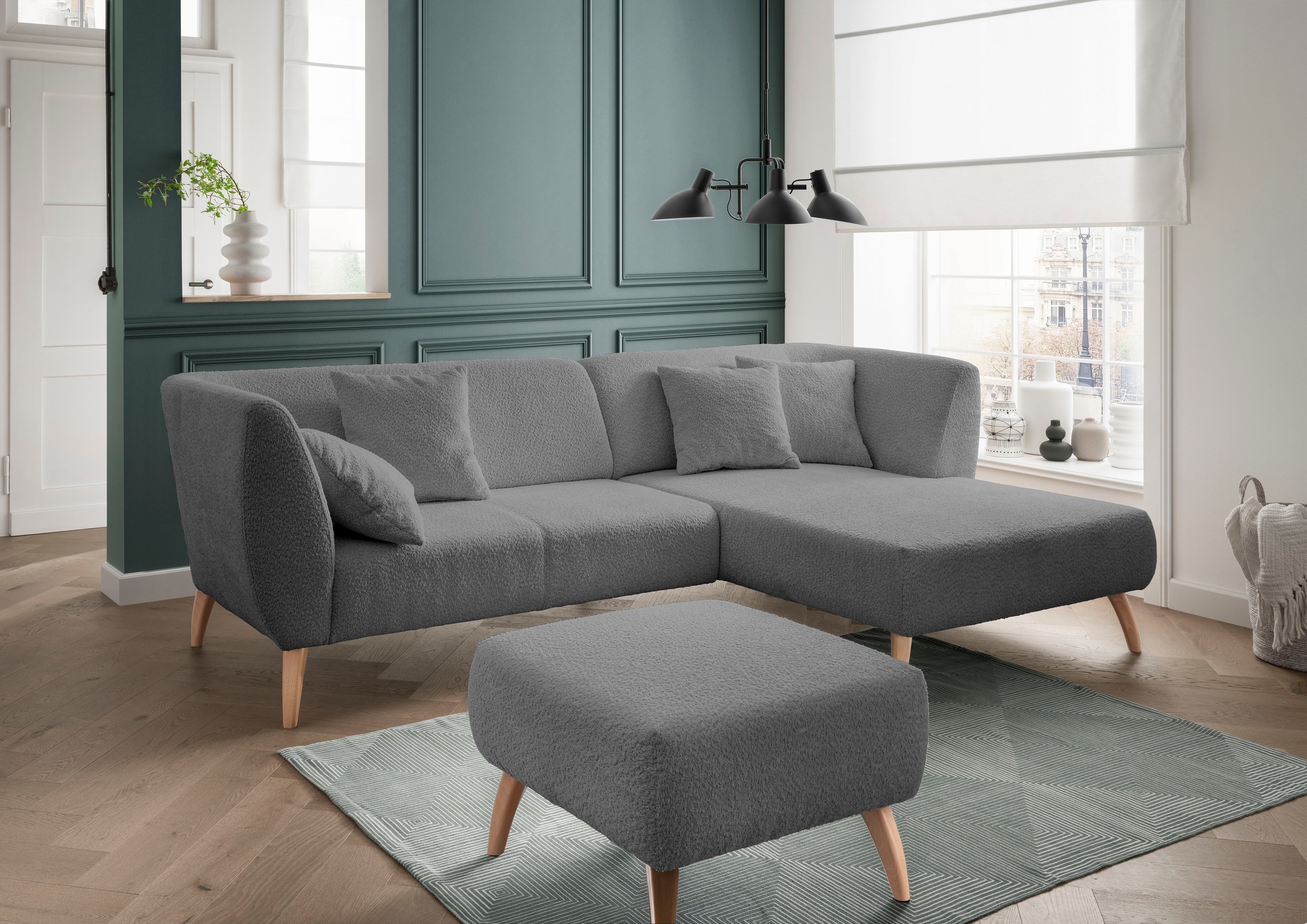 INOSIGN Ecksofa »Colori Polstermöbel mit zeitlos eleganter Rückenführung. L günstig online kaufen