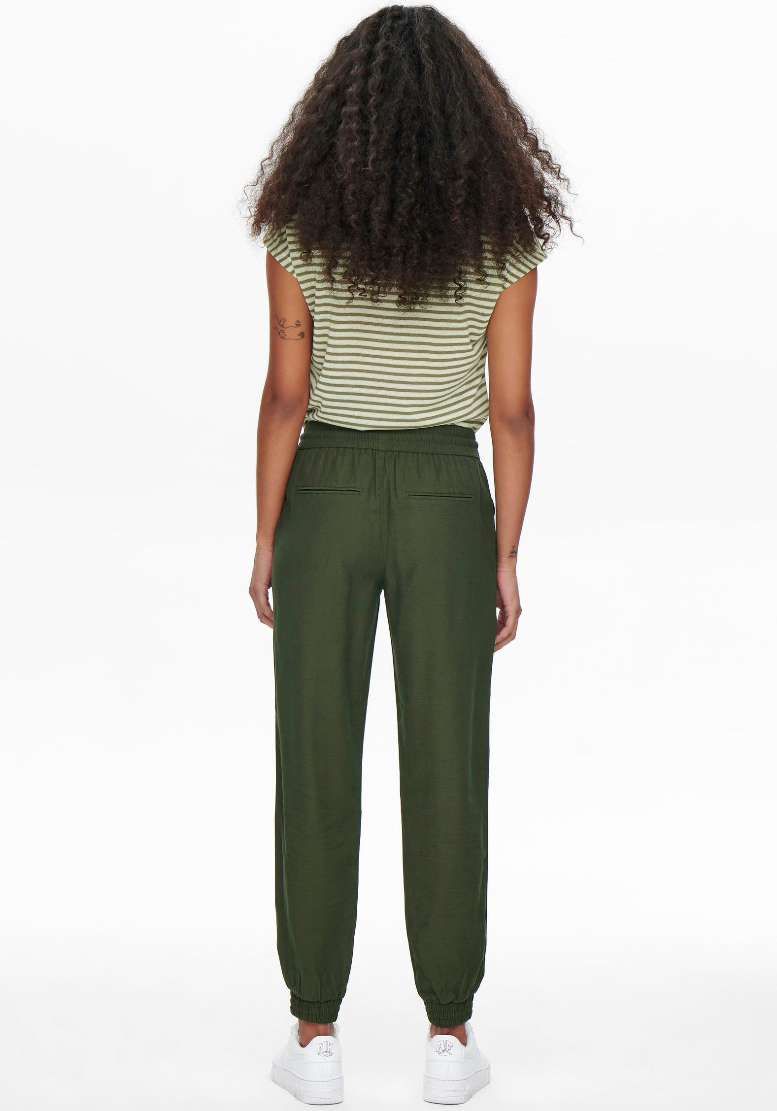 ONLY Jogger Pants »ONLKELDA-EMERY MW PULL-UP PANTS«