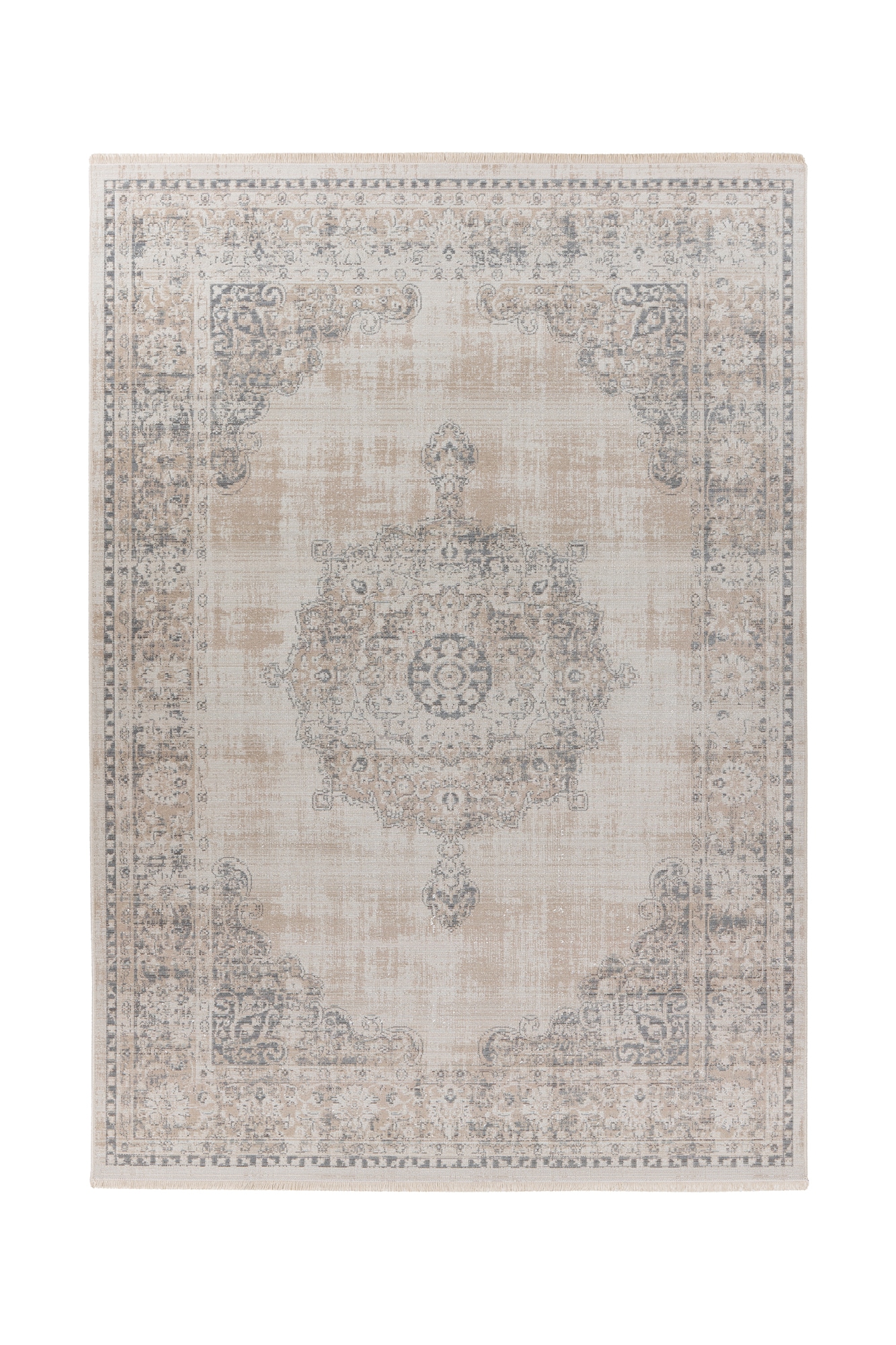 Kayoom Teppich »Milan 125«, rechteckig, 5 mm Höhe, ca. 436.800 Points/qm, Kurzflorteppich, weiche Haptik, hochwertig