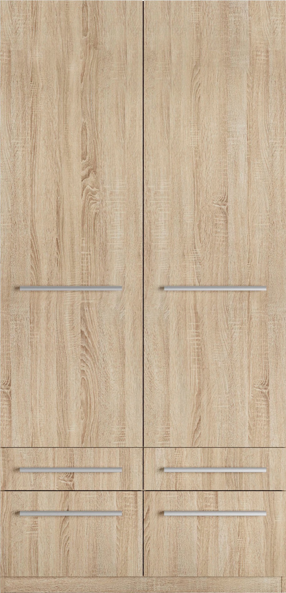 priess Kleiderschrank »Schrank Garderobe Wäscheschrank Barcelona in 5 Breiten«, viel Stauraum, geräumige Schubkästen, mit Spiegel, MADE IN GERMANY