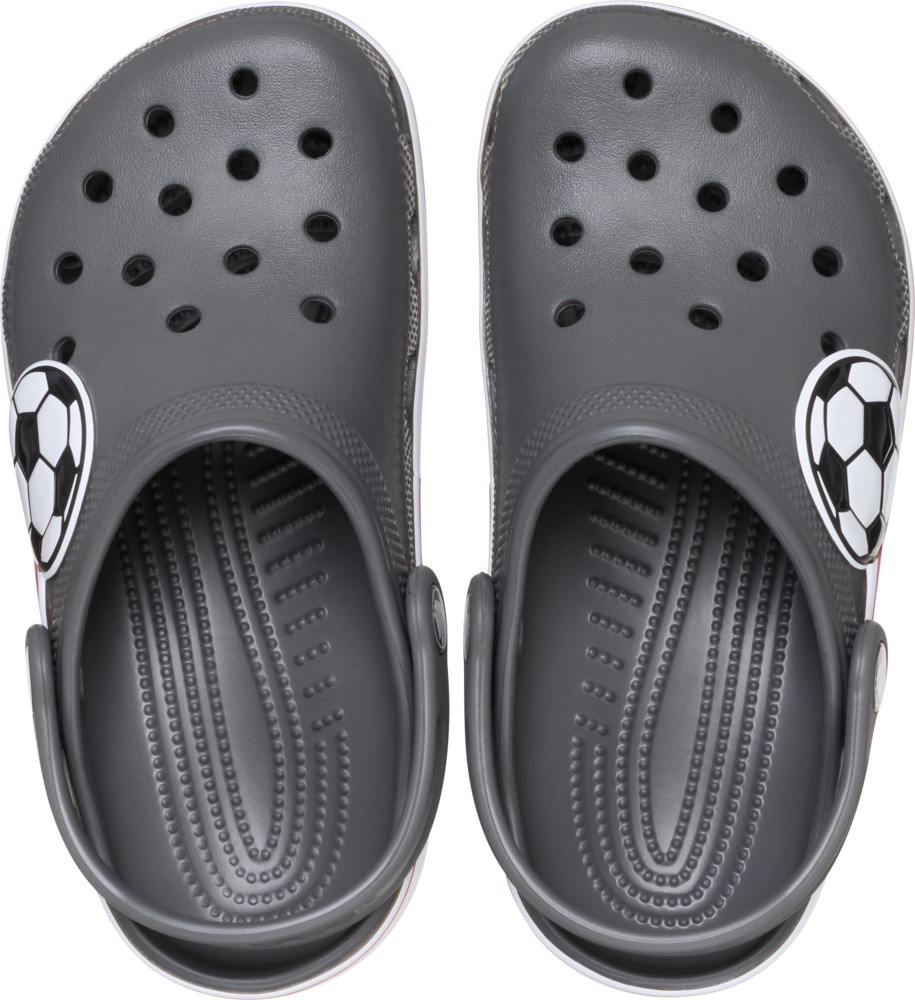 Crocs Clog »Classic Soccer Brand Clog K«, Freizeitschuh, Sandale mit coolem Motiv