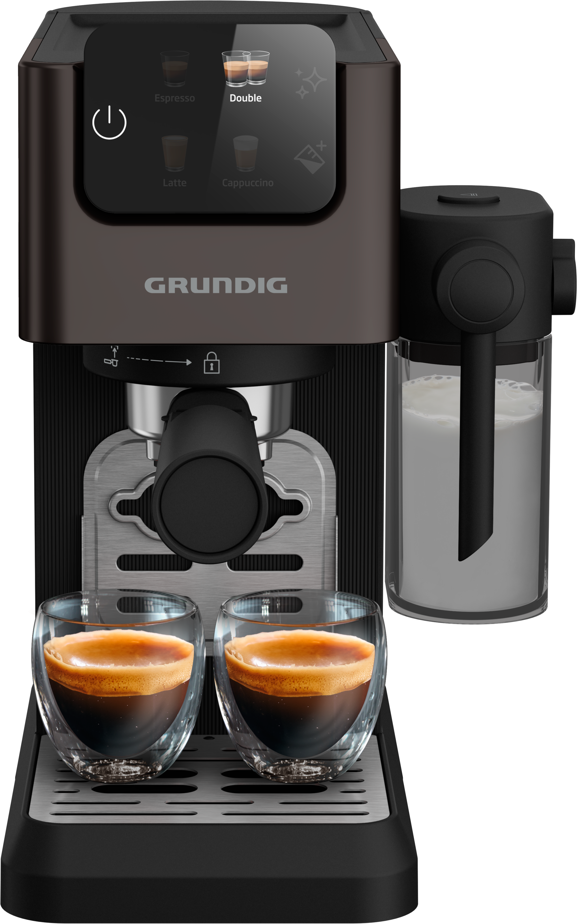 Grundig Espressomaschine »KSM 5330«, mit integriertem Milchbehälter günstig online kaufen