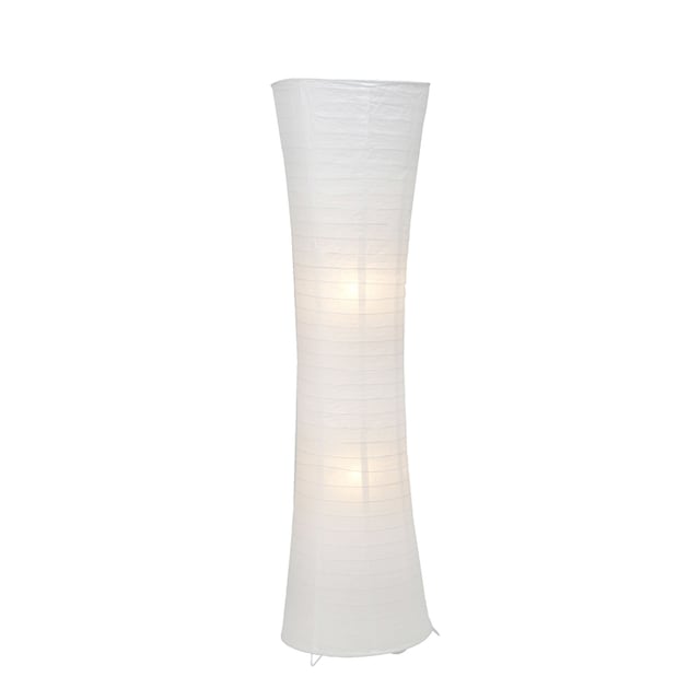 Brilliant Stehlampe »Becca«, 2 flammig-flammig, 125 cm Höhe, 35 cm Breite,  2 x E27, Metall/Papier, weiß online bestellen