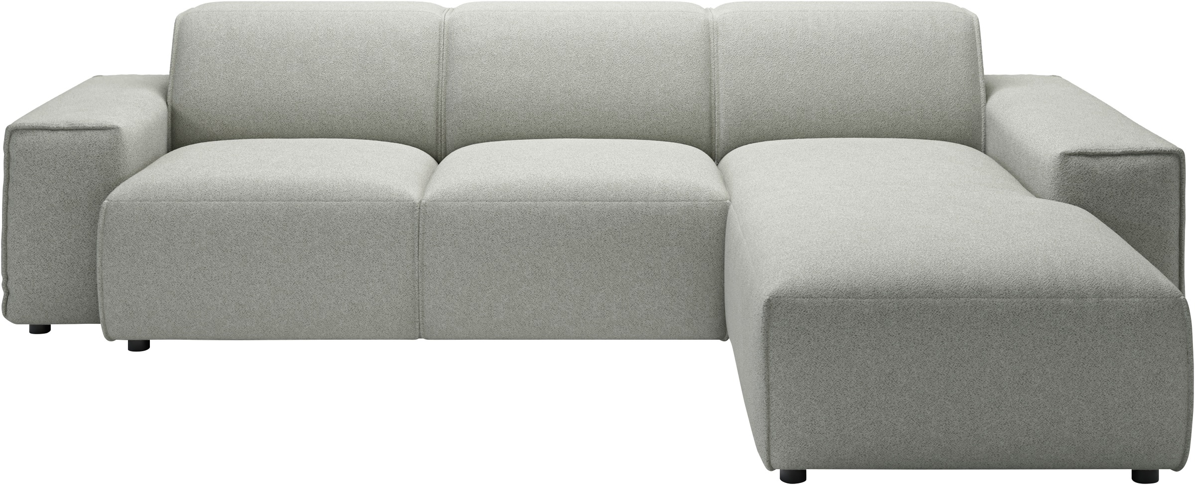 andas Ecksofa »Glimminge L-Form auch in Breitcord, Feincord + Easy care-Bezug,«, Breite 264, Zierkissen