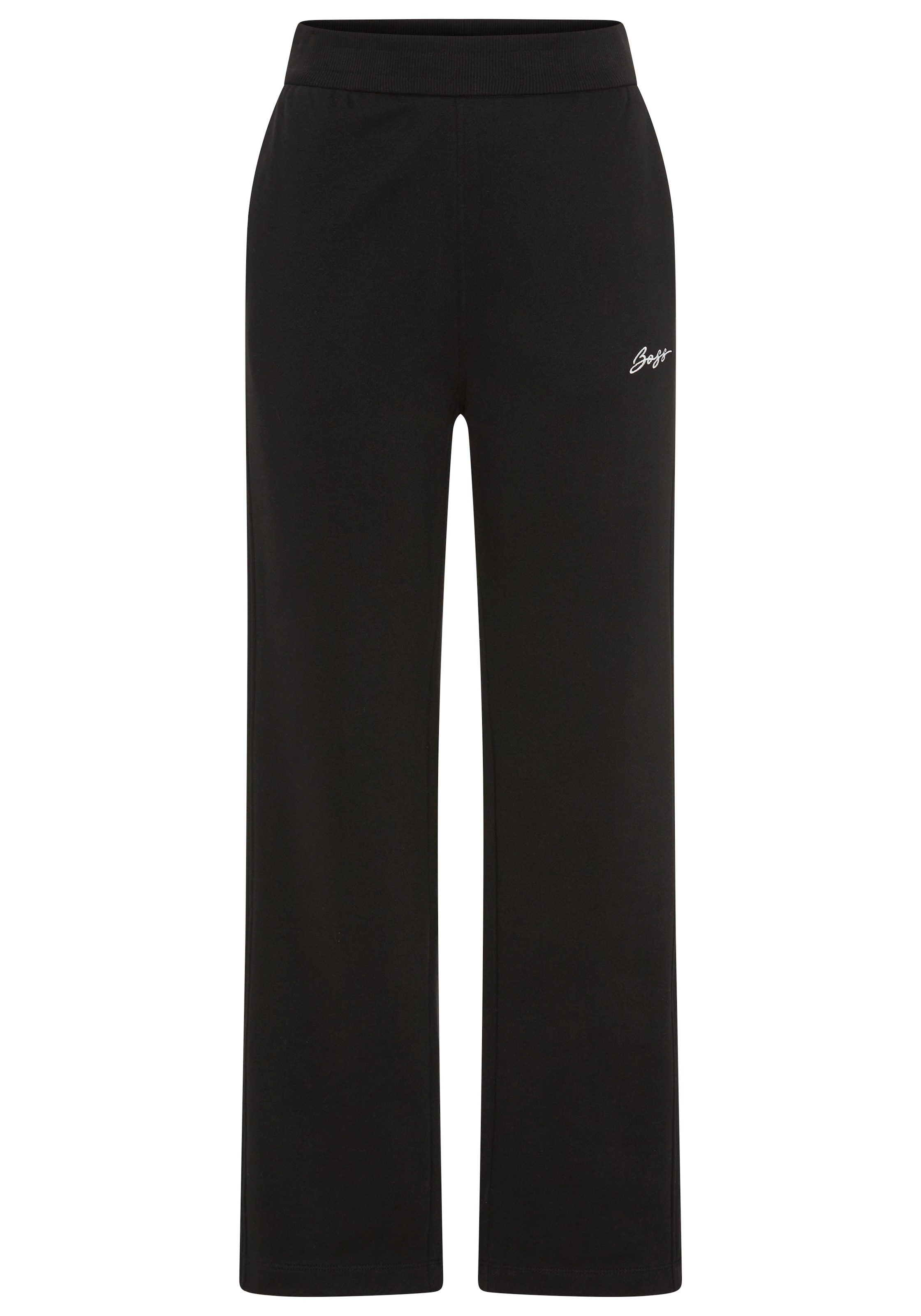 BOSS ORANGE Jogger Pants »Endless Premium Damenmode«  mit geripptem Bund, gerade geschnitten