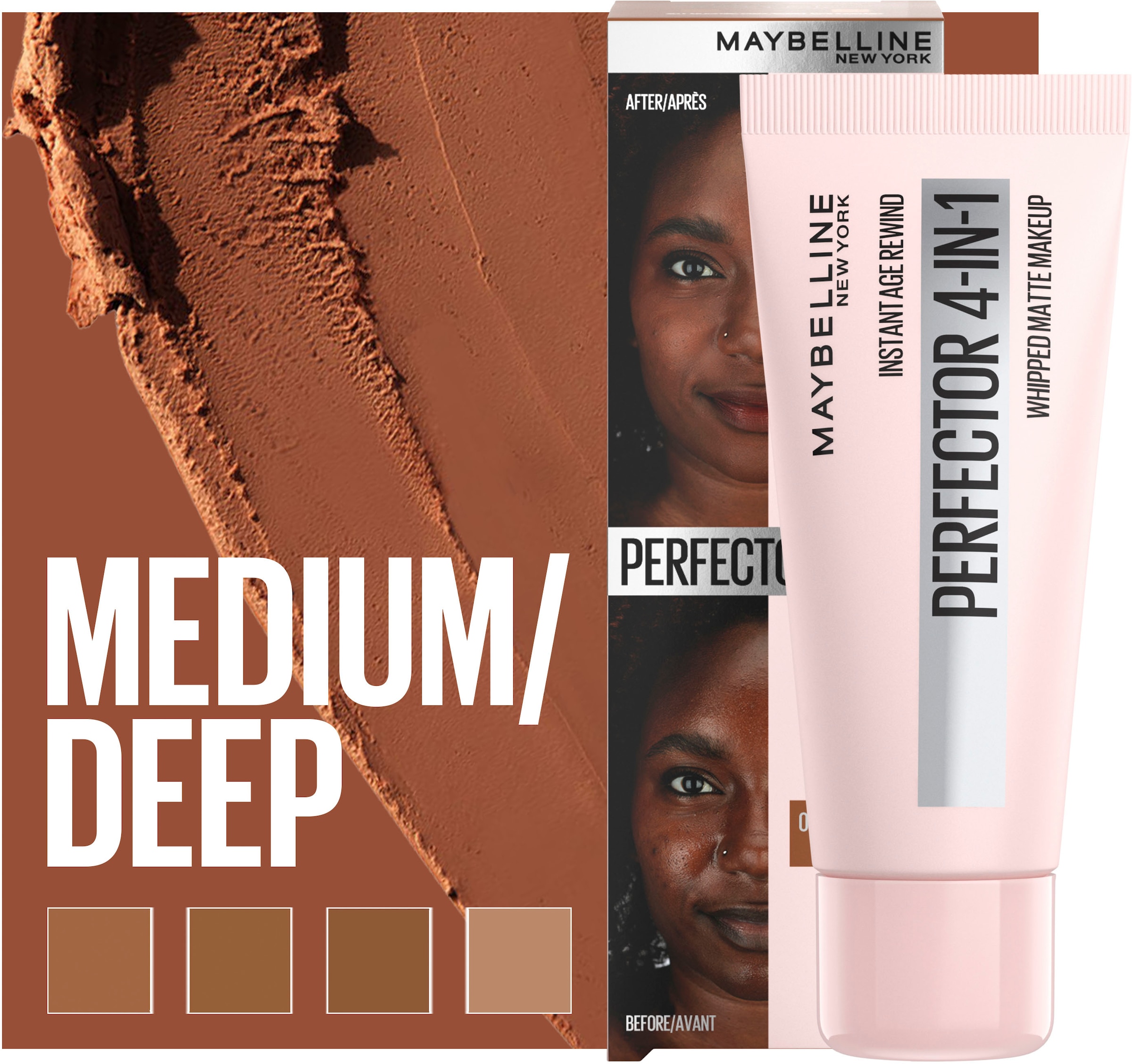 MAYBELLINE NEW YORK Foundation »Instant Perfector Matte«, mit langanhaltender Formel