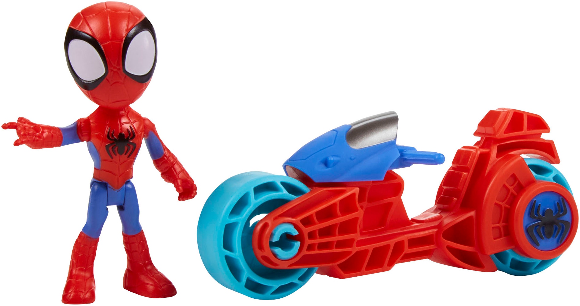 Hasbro Actionfigur »Marvel Spidey and His Amazing Friends, Spidey mit Motorrad«