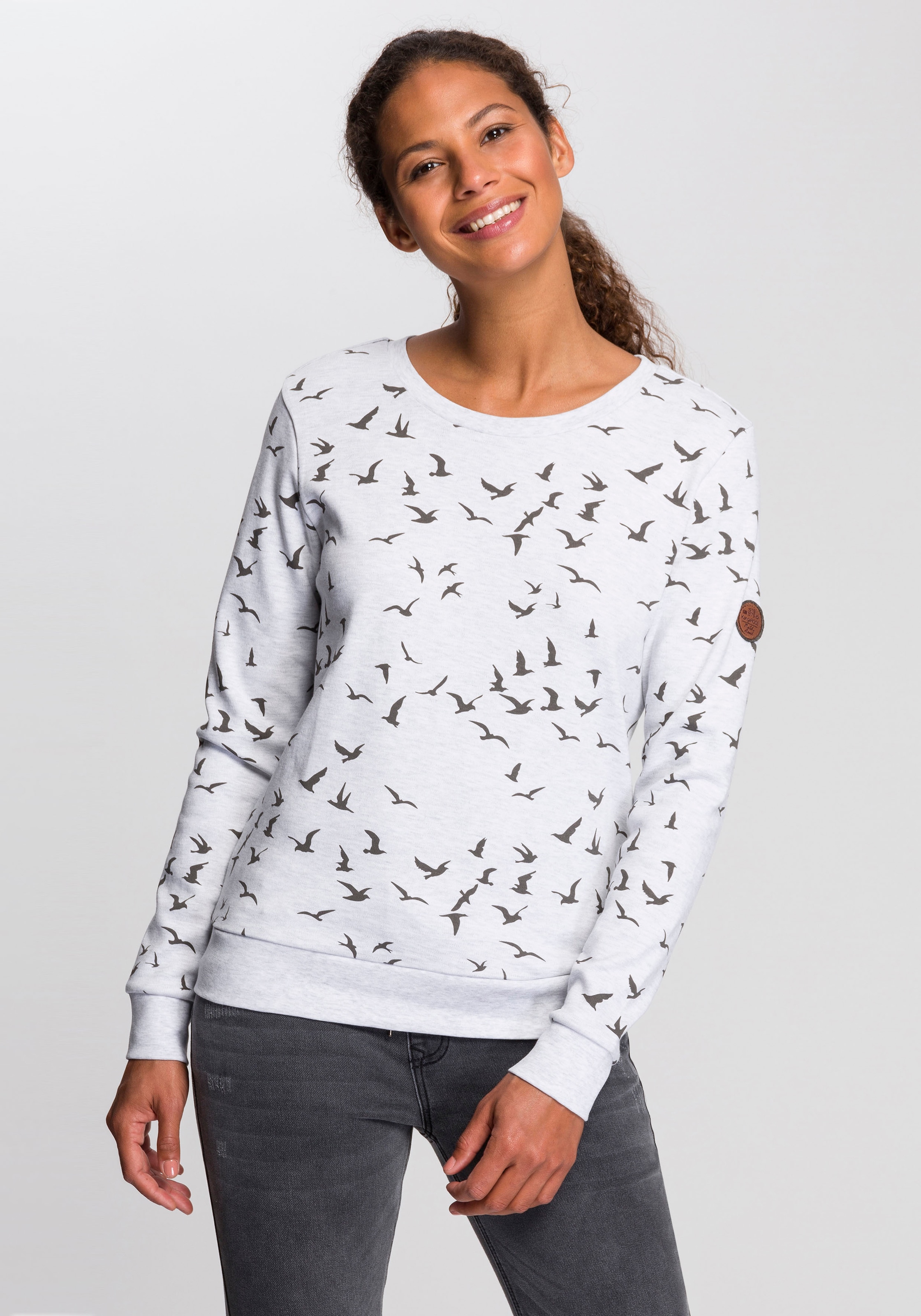 KangaROOS modischem Minimal-Allover-Print online mit kaufen Sweatshirt,