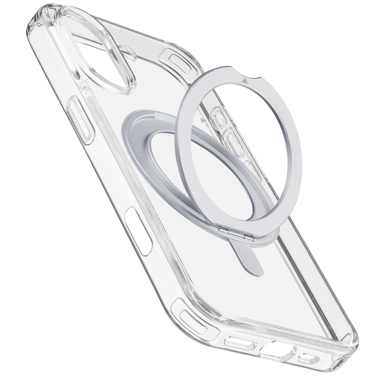 Cellularline Handyhülle »SPIN MAG MagSafe Case für Apple iPhone 16«, Backcover, Schutzhülle, Handyschutzhülle, Case, Schutzcase, stoßfest