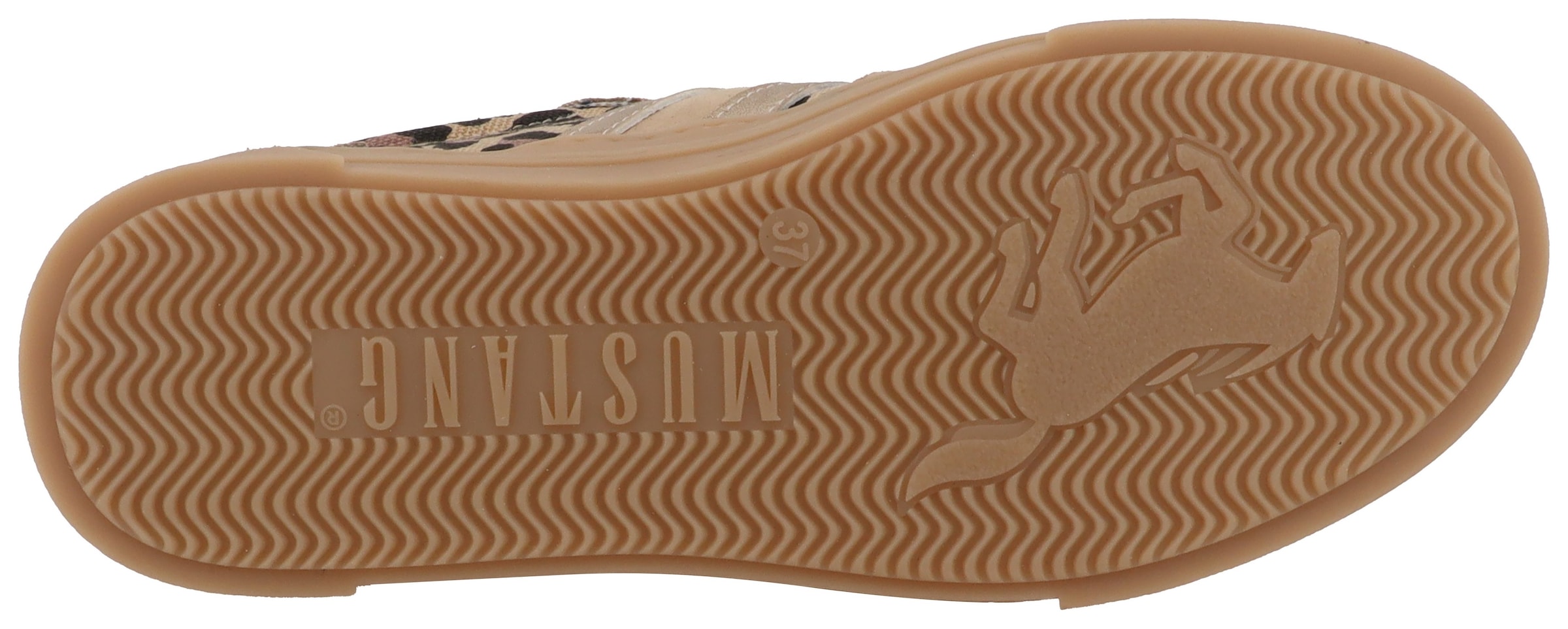 Mustang Shoes Plateausneaker »Rhonda«  Freizeitschuh, Halbschuh, Schnürschuh mit modischen Kontrastbesätzen