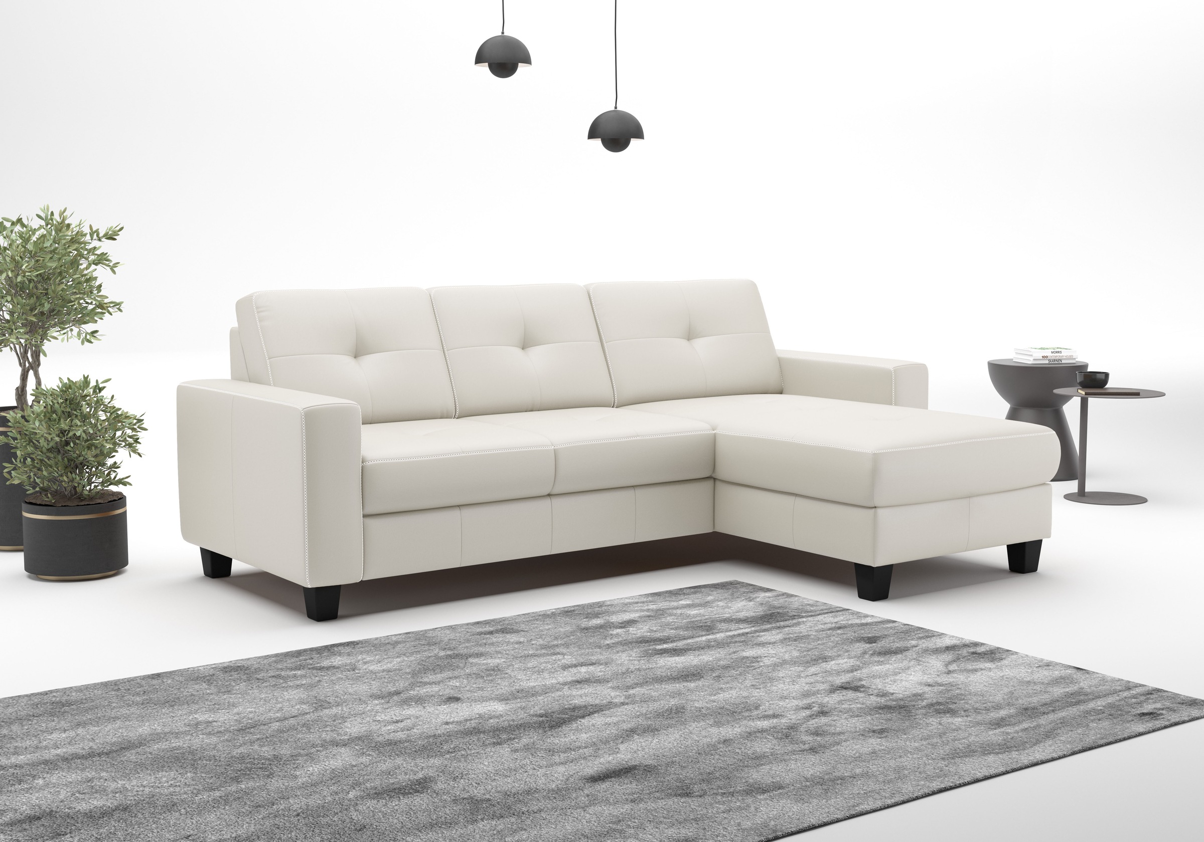 Home affaire Ecksofa »Varese« wahlweise mit Bettfunktion und Bettkasten günstig online kaufen