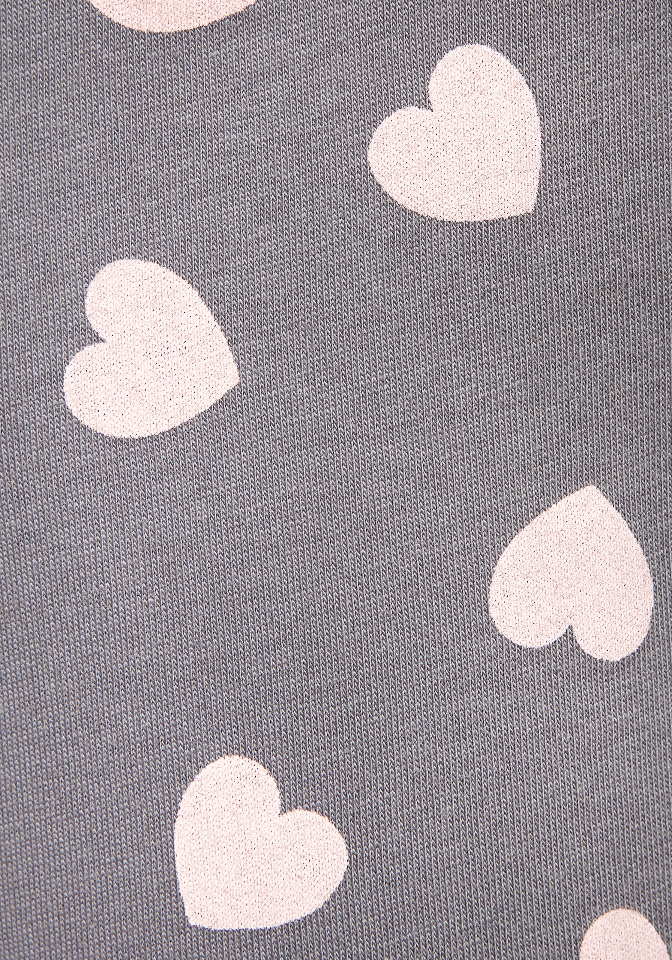 Vivance Dreams Pyjama Spar-Set, 2 Stück, 4 Stk. tlg., mit süßem Herzmuster