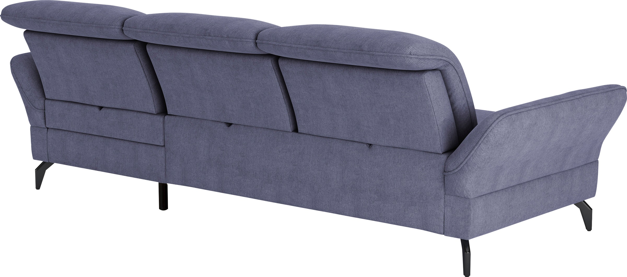 sit&more Ecksofa »Leandro L-Form«, Wahlweise mit Bett-, Kopfteil - und Armlehnfunktion, sowie Bettkasten