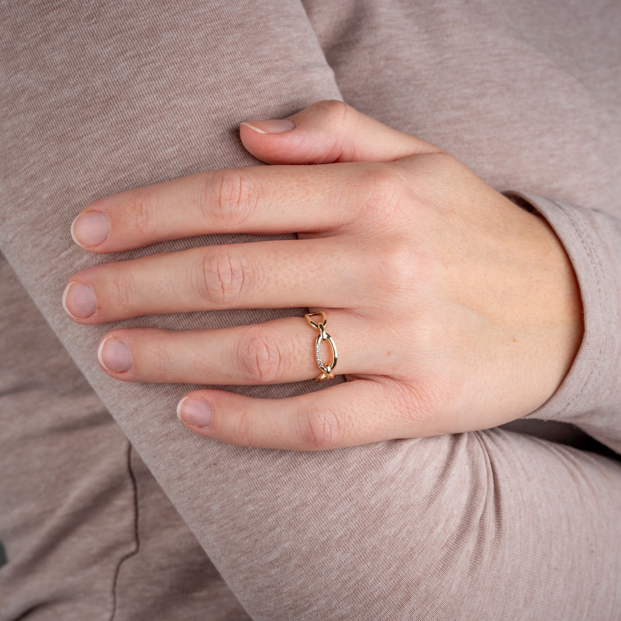 Orolino Fingerring »Gold 585 mit 5x Brillant 0,025ct.«