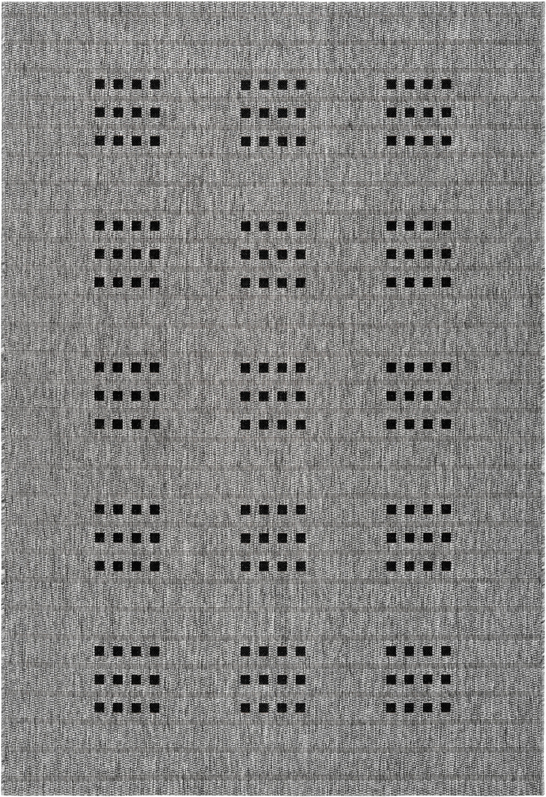 calo-deluxe Teppich »Perugia 1050«, rechteckig, 7 mm Höhe, In- und Outdoor geeignet, Wohnzimmer