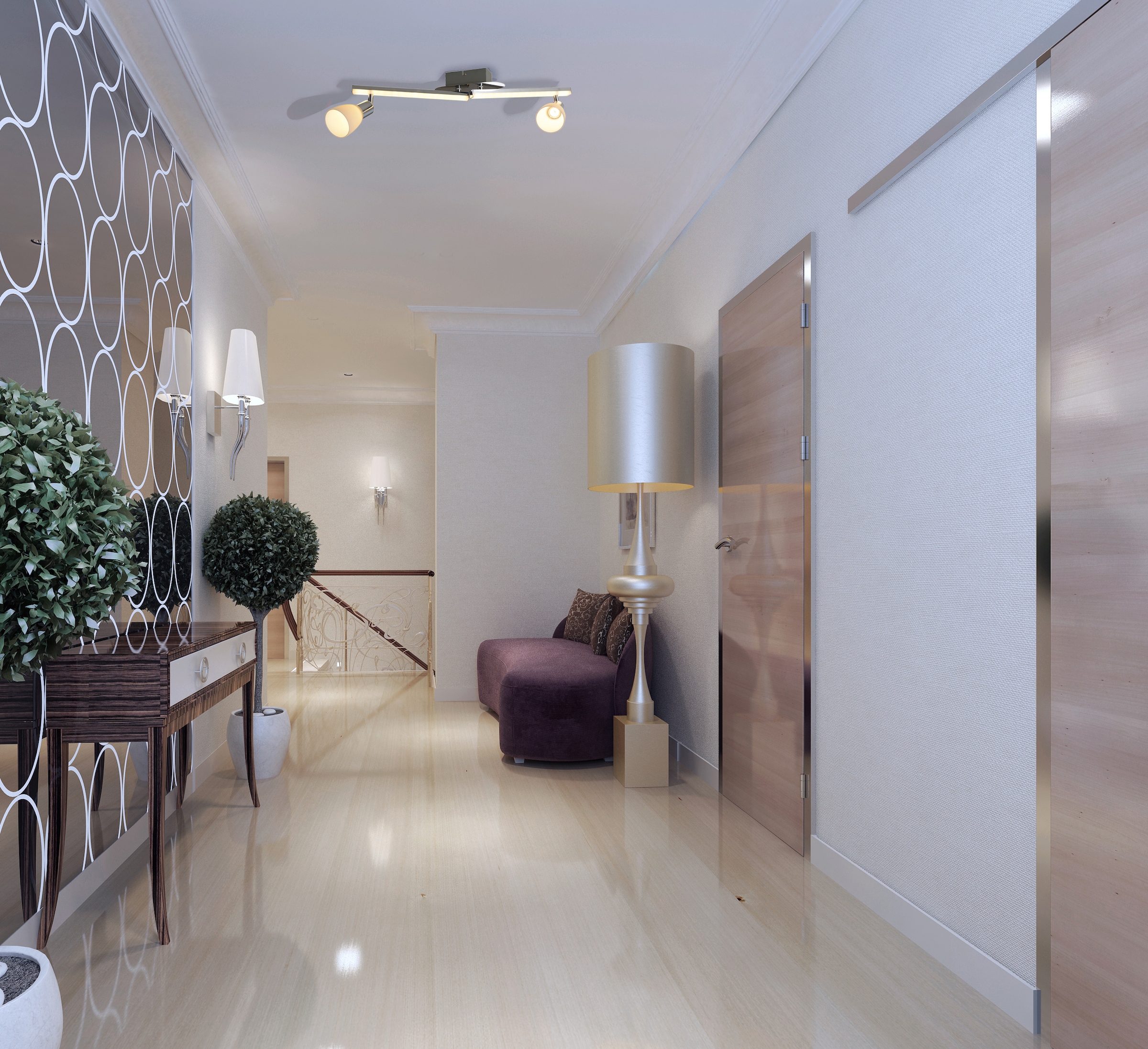 näve LED Deckenleuchte »Ibiza«, 4 flammig, Leuchtmittel LED-Board | LED fest integriert, LED Deckenleuchte 2flg >>Ibiza