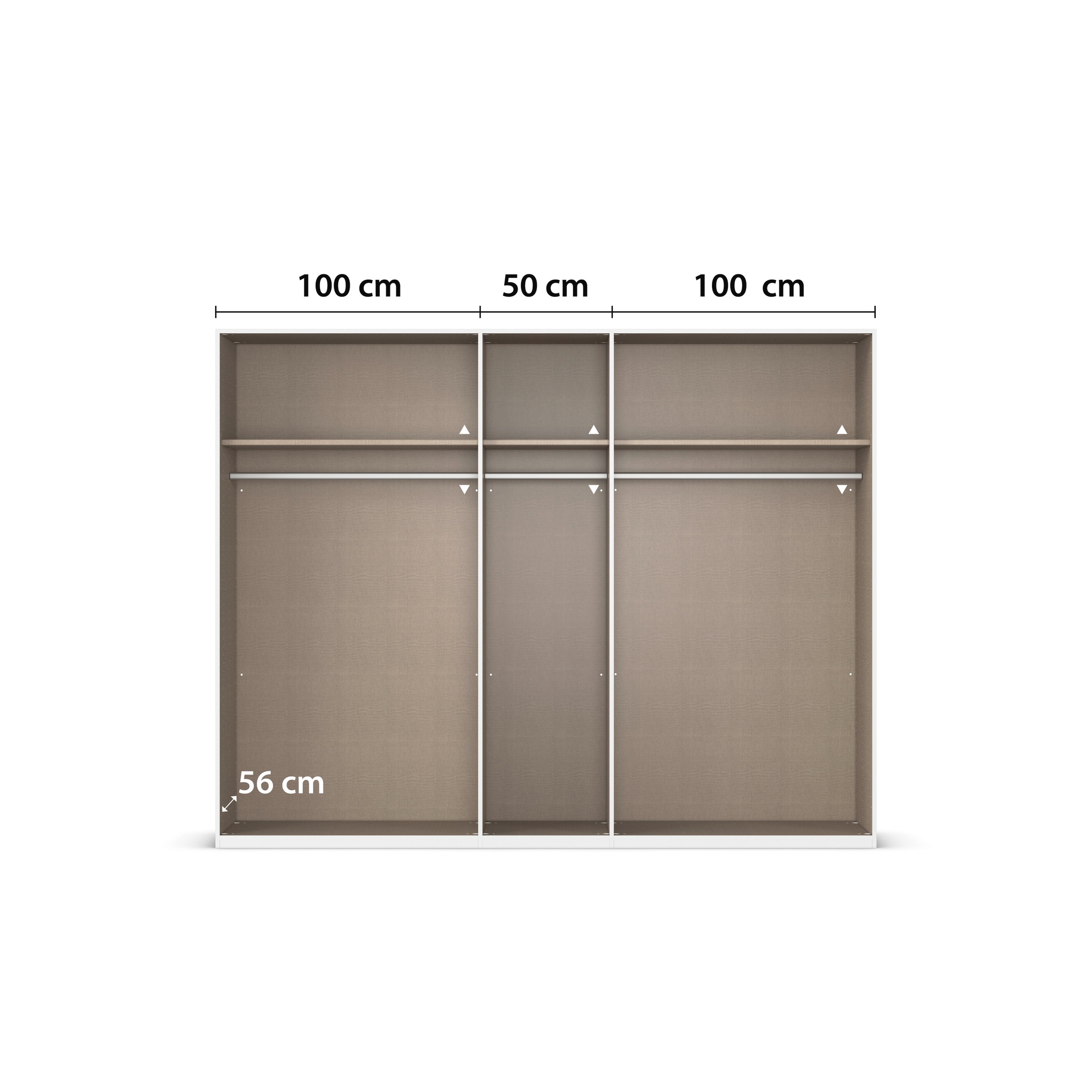 rauch Drehtürenschrank »Kleiderschrank Schrank Garderobe Schlafzimmerschrank EVELYN«, (in 2 Höhen 197 oder 210 cm erhältlich), in elegantem Stil, viel Stauraum 4 Breiten und 2 Höhen MADE IN GERMANY