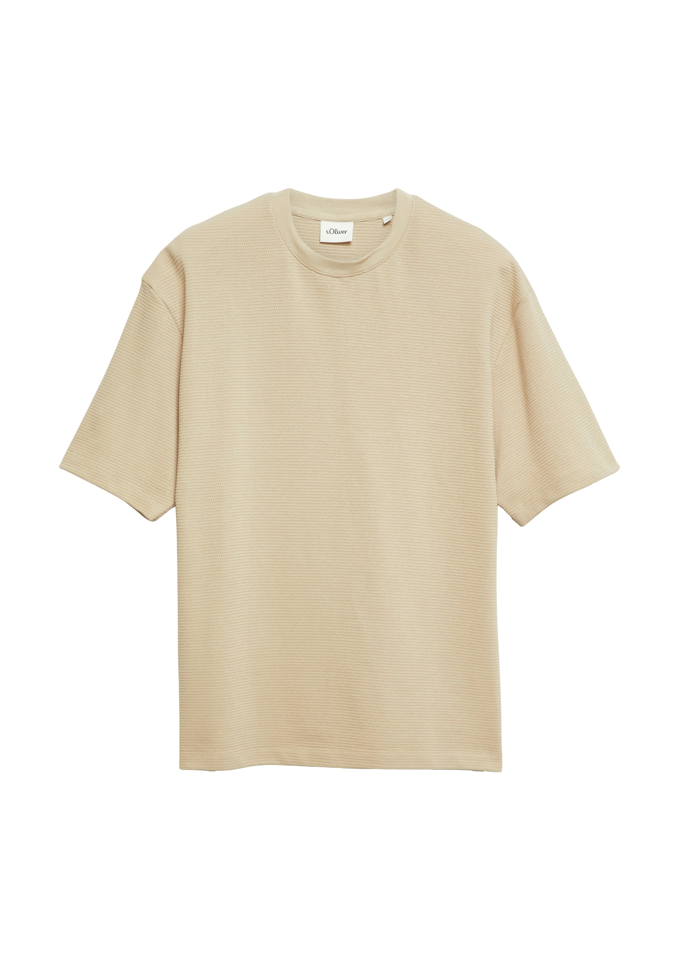 s.Oliver Kurzarmshirt Sommershirt in Struktur-Optik