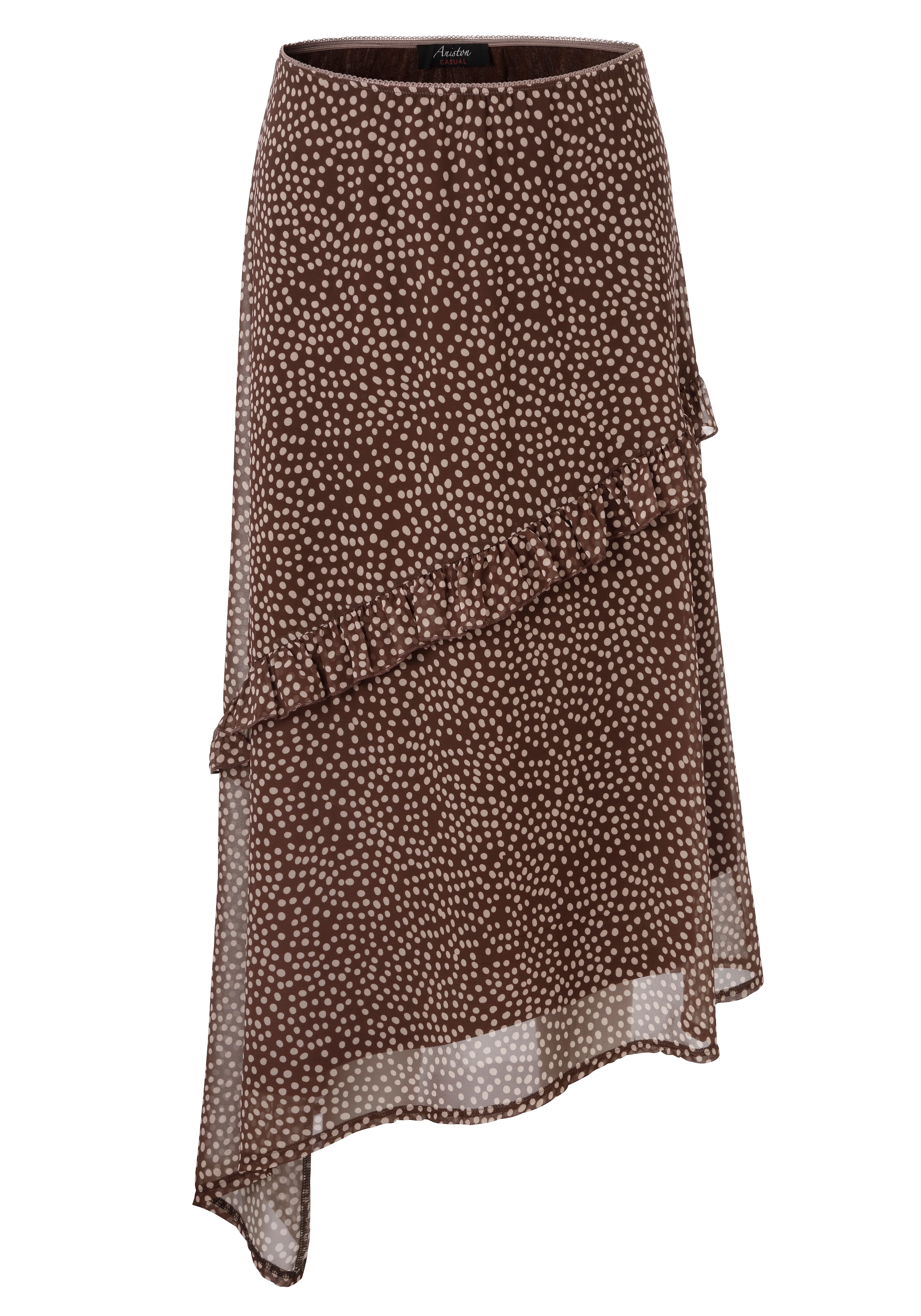Aniston CASUAL Midirock, in asymmetrischer Al-Linien-Form - NEUE KOLLEKTION