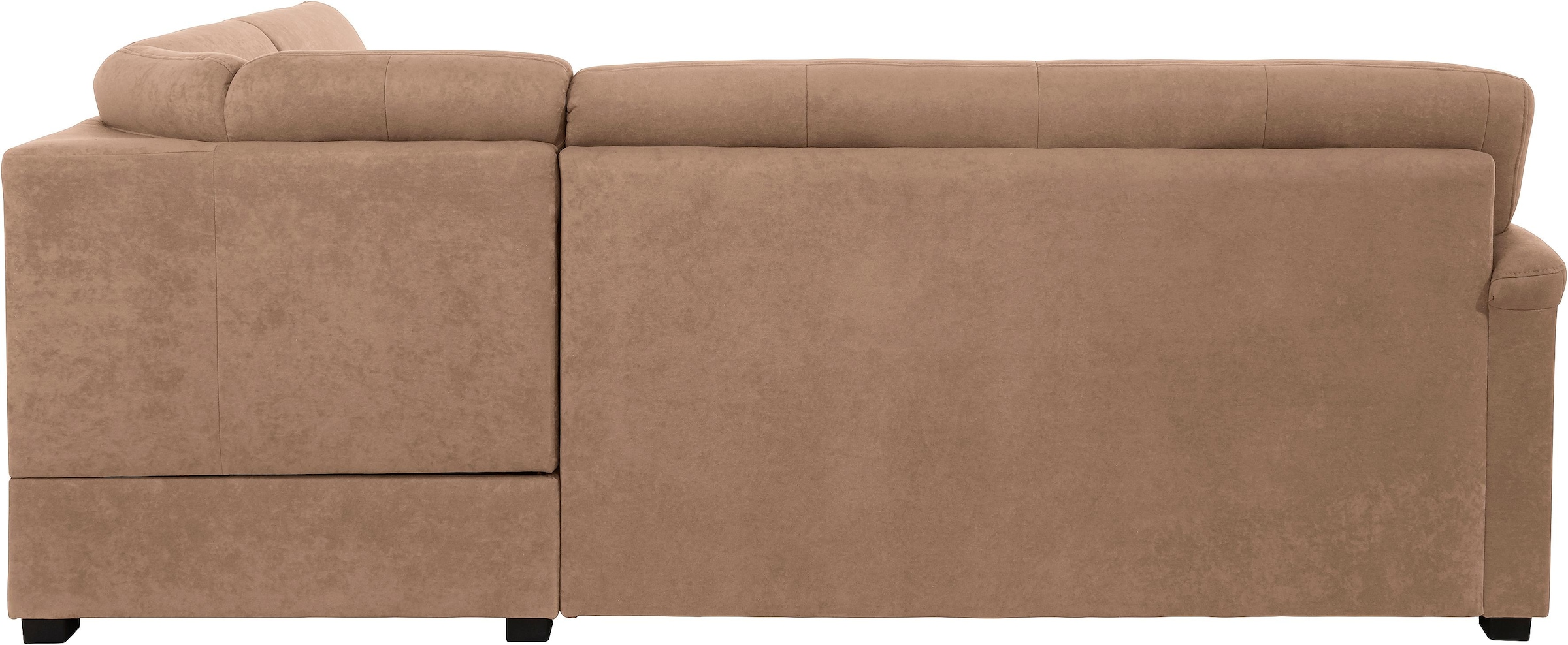 sit&more Ecksofa »Pisa L-Form«, mit Federkern, wahlweise mit Bettfunktion