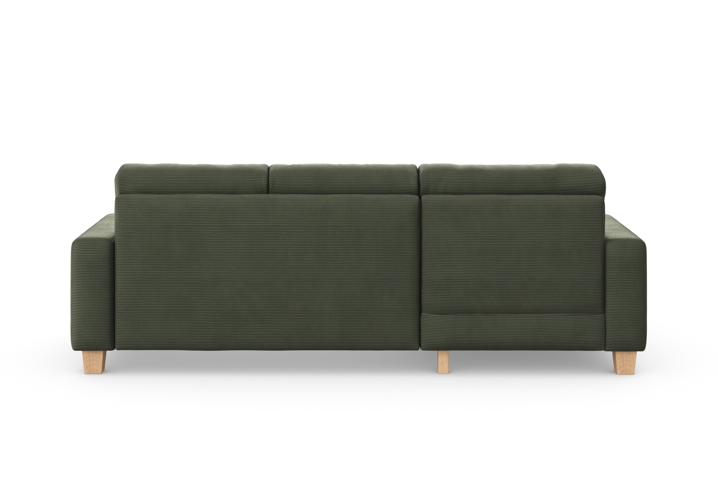 Home affaire Ecksofa »Summer L-Form«, mit Recamiere, mit oder ohne Bettfunktion und Bettkasten, Cord-Bezug