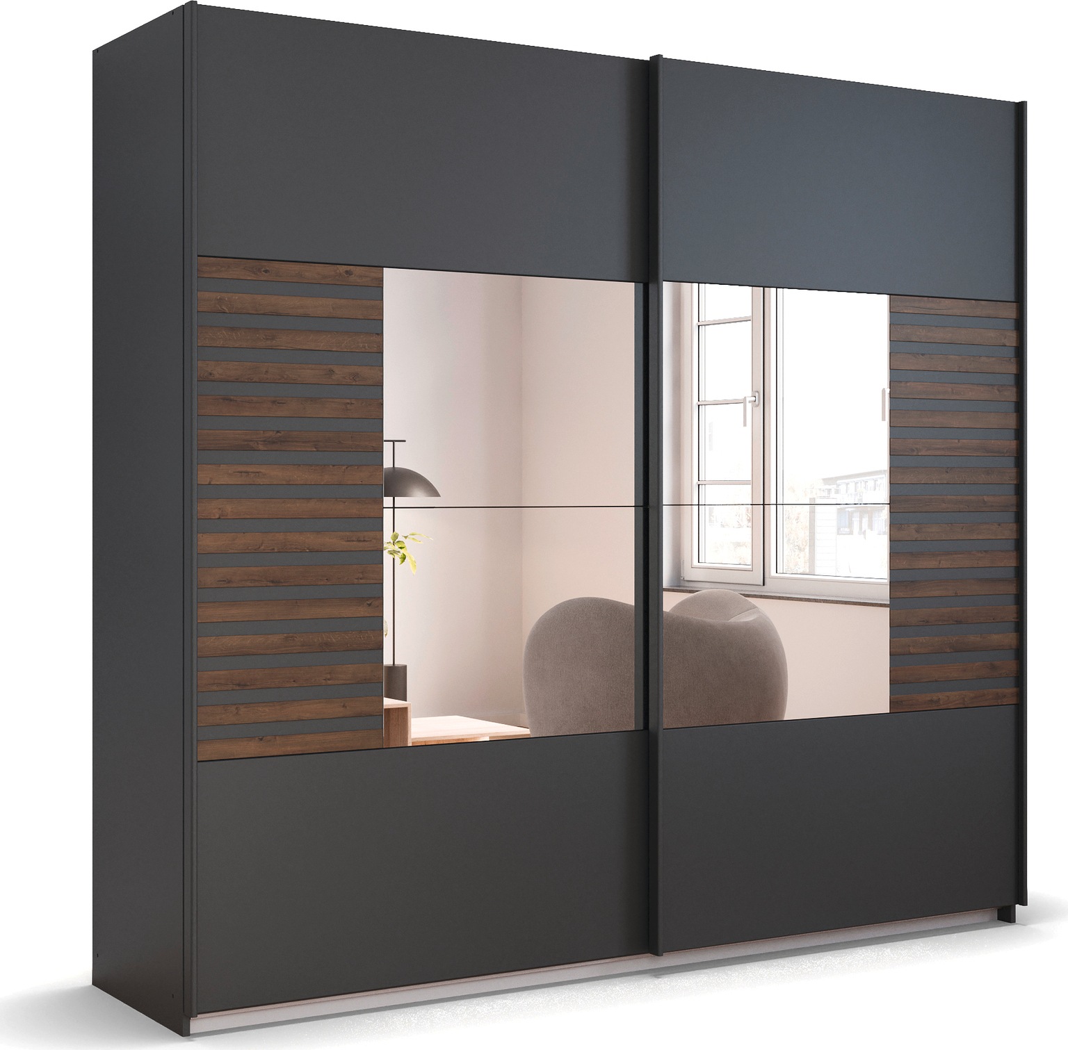 rauch Schwebetürenschrank »Kleiderschrank Schrank Garderobe Schlafzimmersch günstig online kaufen