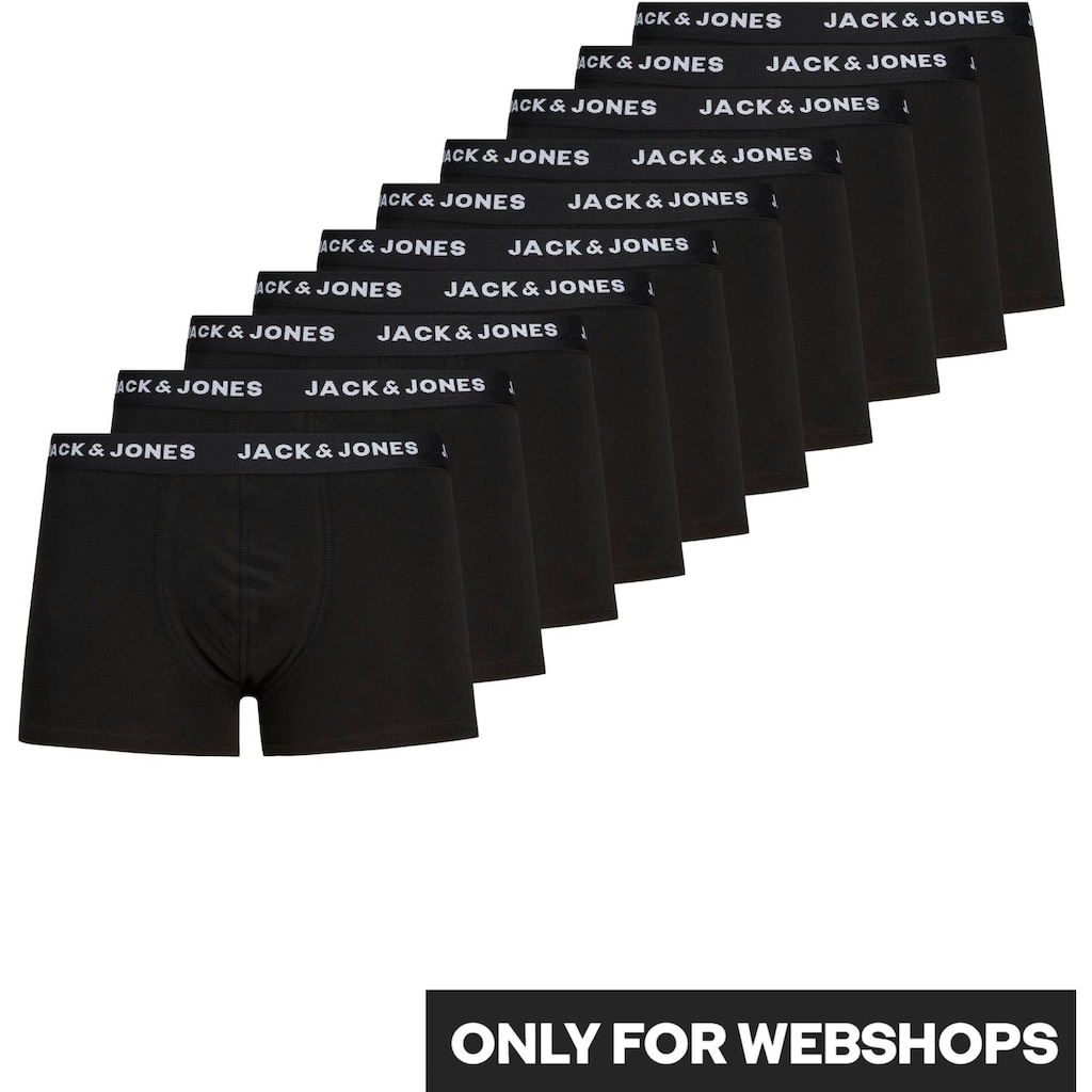 Jack & Jones Boxershorts »SOLID TRUNKS 10 PACKS«, (Packung, 10 St., 10er-Pack)