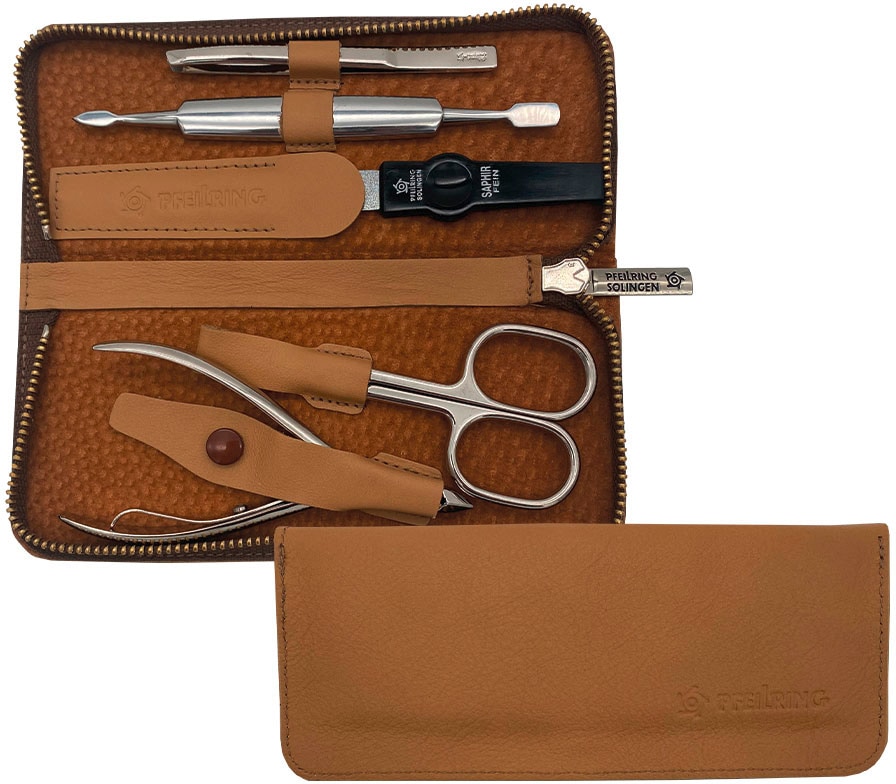 PFEILRING Maniküre-Etui Reißverschlussetui Nappaleder günstig online kaufen