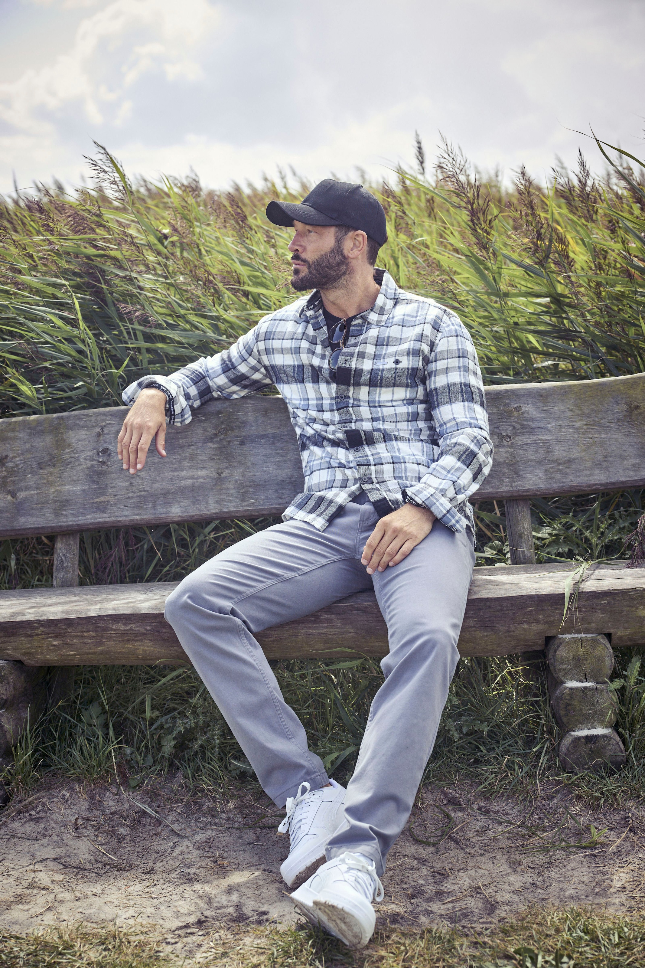 DELMAO Baseball Cap, mit verstellbaren Riemen für SIE und IHN