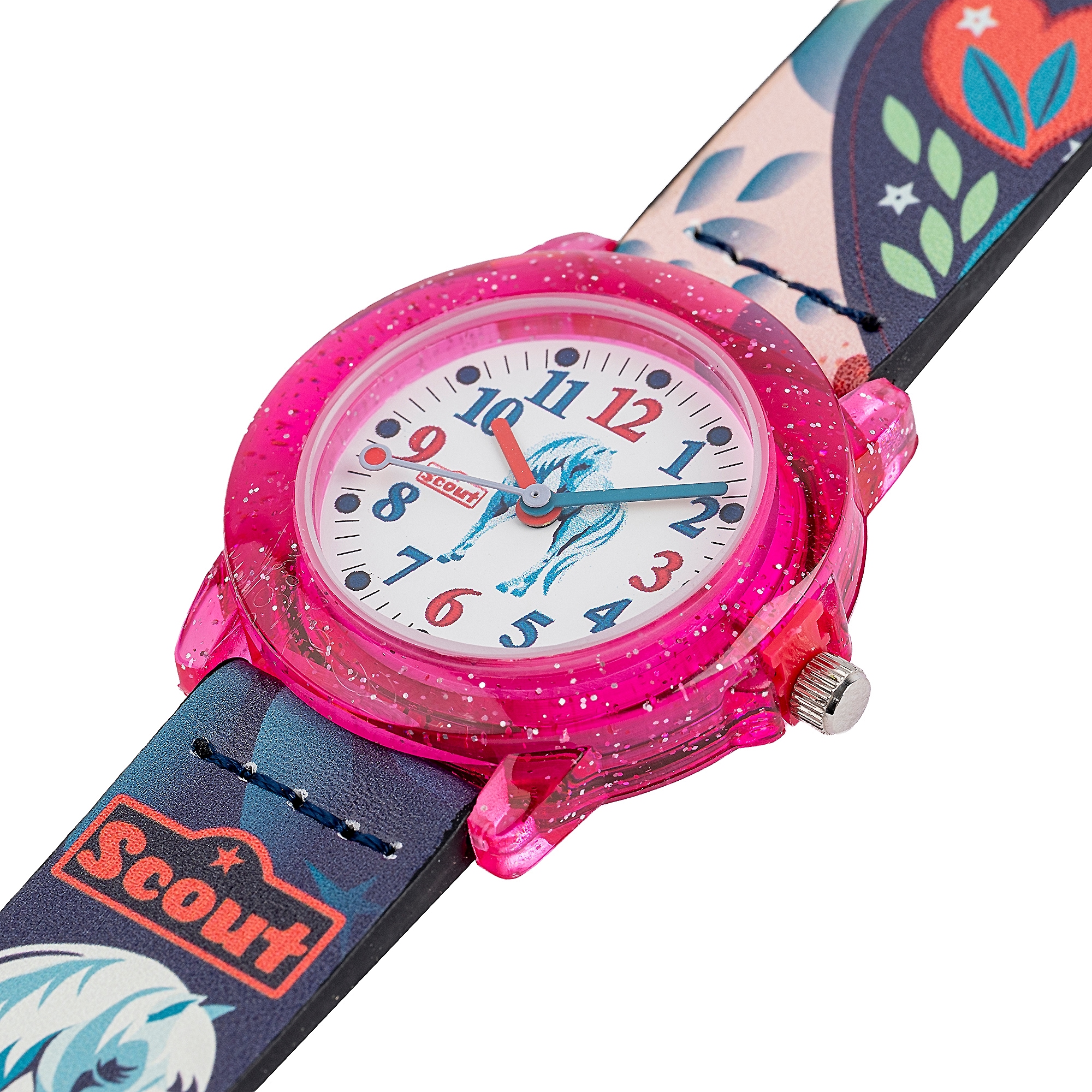 Scout Quarzuhr »Crystal« Armbanduhr, Kinderuhr, Geschenkidee, Schulanfang, Mädchen, Pferd