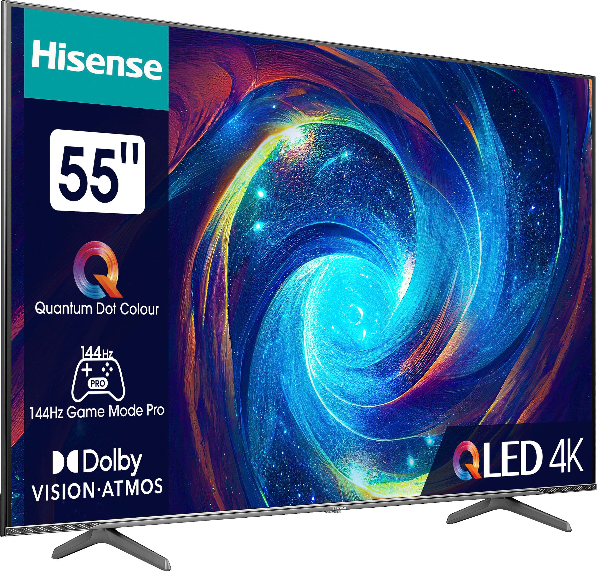 HD, cm/55 4K Rechnung QLED-Fernseher Ultra Hisense Zoll, auf Smart-TV kaufen »55E7KQ 139 PRO«,