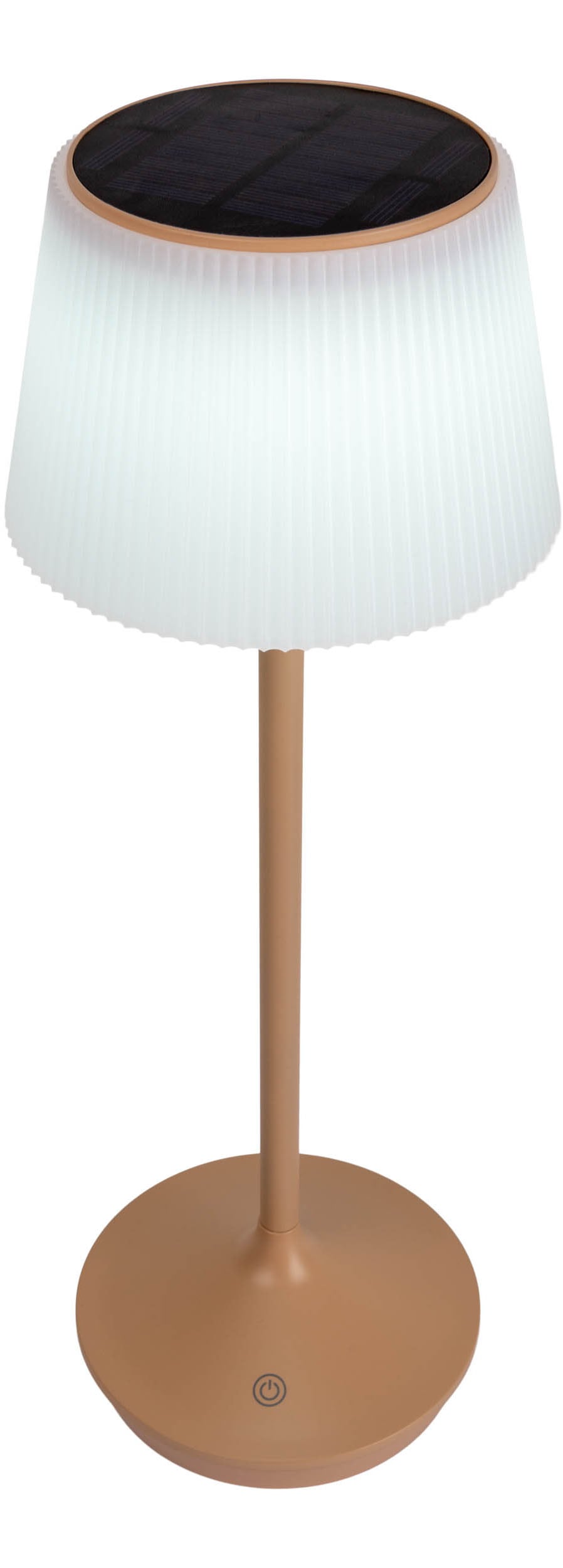 näve LED Tischleuchte »Solarleuchte / Akkuleuchte "EMMI"«, 1 flammig, Leuchtmittel LED-Modul | LED fest integriert, Solarbetrieb, Akkubetrieb, CCT, Berührungssensor, Akkutischleuchte