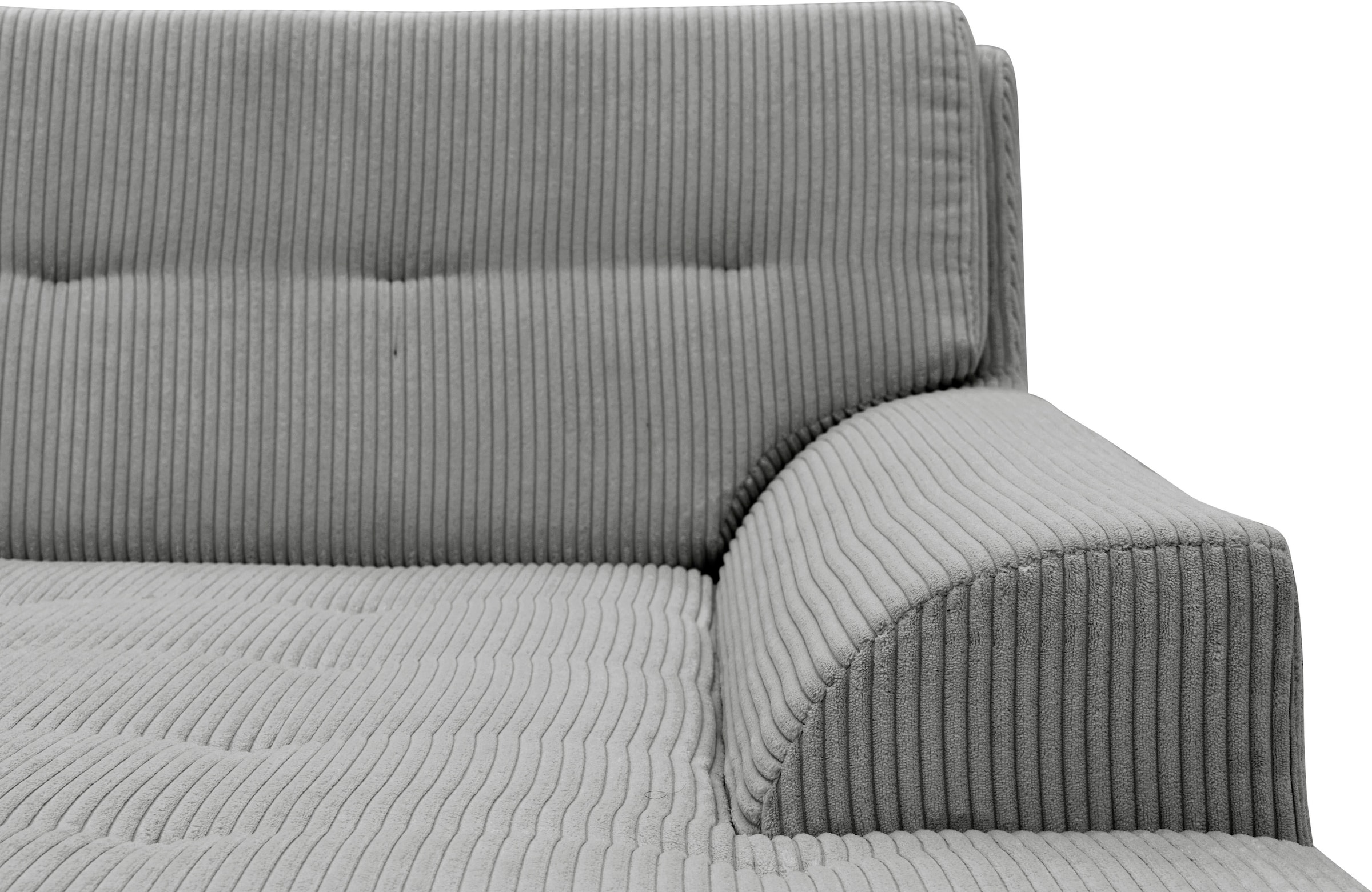 DOMO collection Ecksofa Treviso, wahlweise mit Bettfunktion, incl. Zierkissen