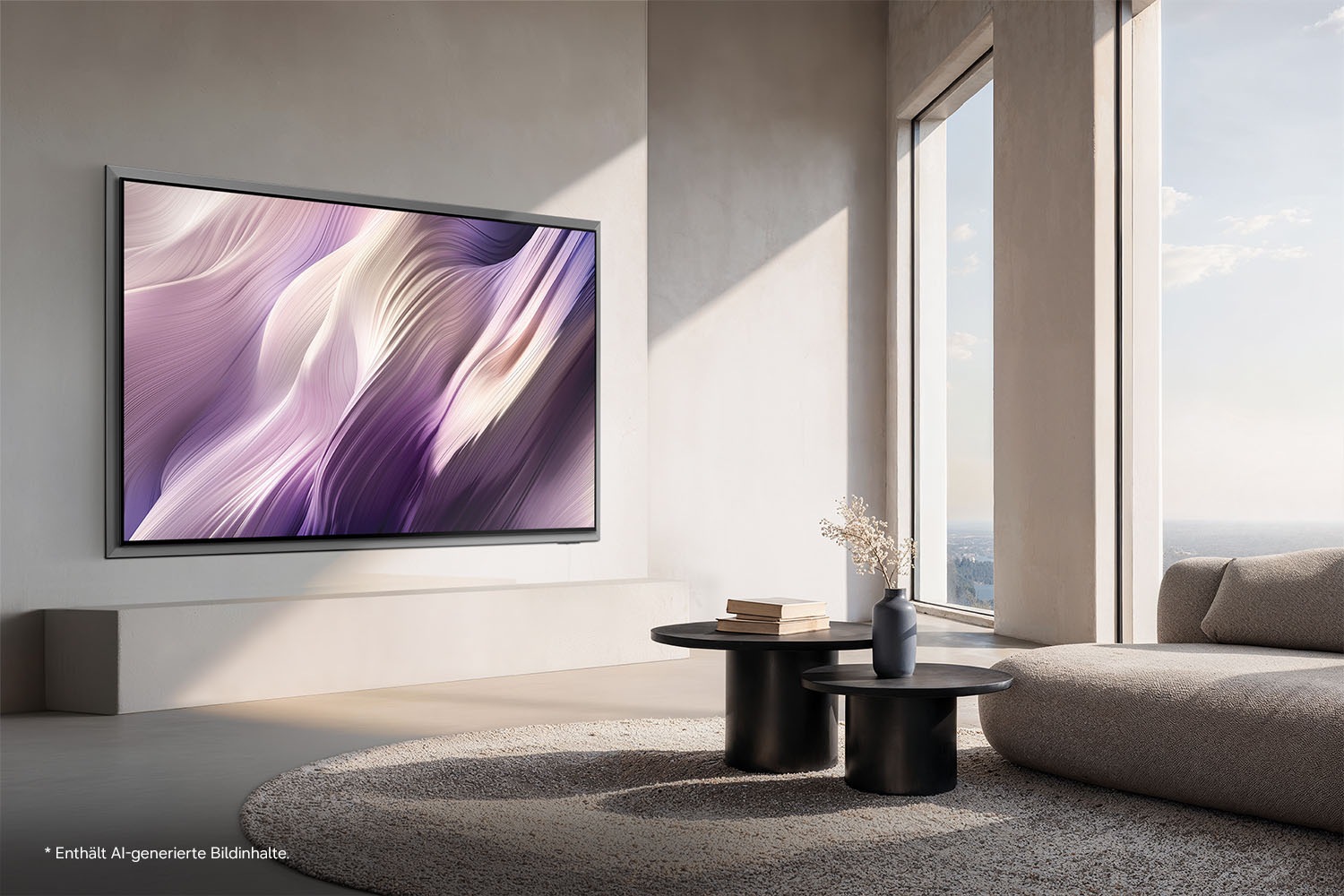 Samsung OLED-Fernseher »GQ55S99HAT« 138 cm/55 ″ Smart-TV Antireflexion mit Glare Free, Art Mode, DolbyAtmos, Design Wandmontage