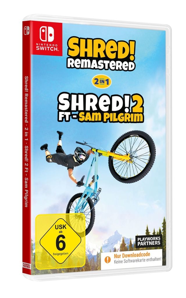 Nintendo Switch Spielesoftware »Shred 2 in 1 Game (Downloadcode in a Box)« Nintendo Switch