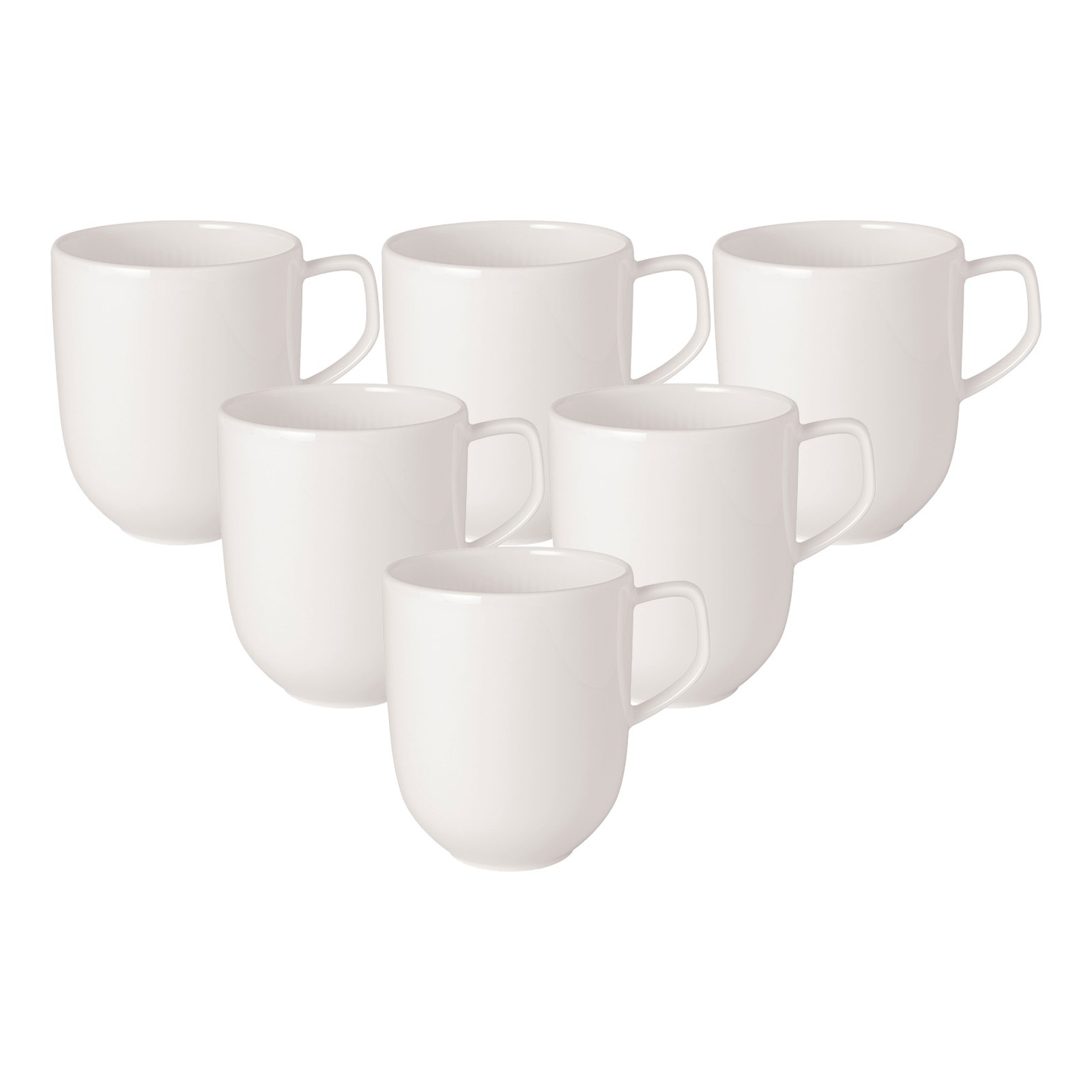 Villeroy & Boch Becher »Kaffeebecher Afina 300 ml 6er Set weiß« günstig online kaufen