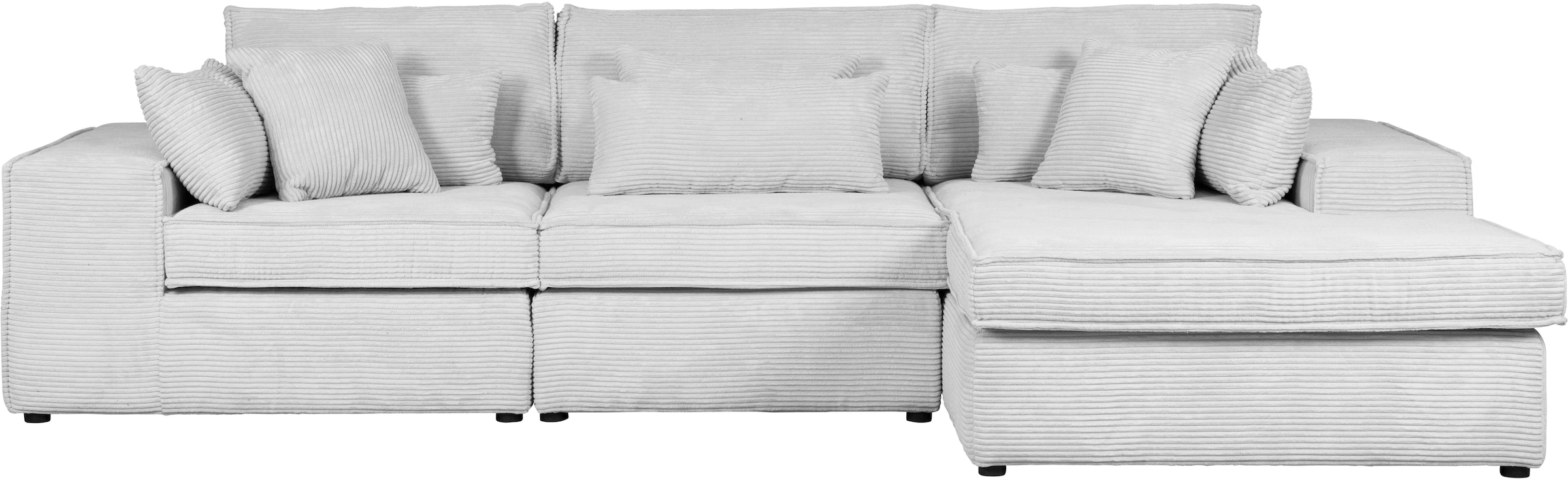 RAUM.ID Ecksofa »Florid L-Form«, 3 Teile, bestehend aus Modulen, viele Bezugsqualitäten, auch in Cord