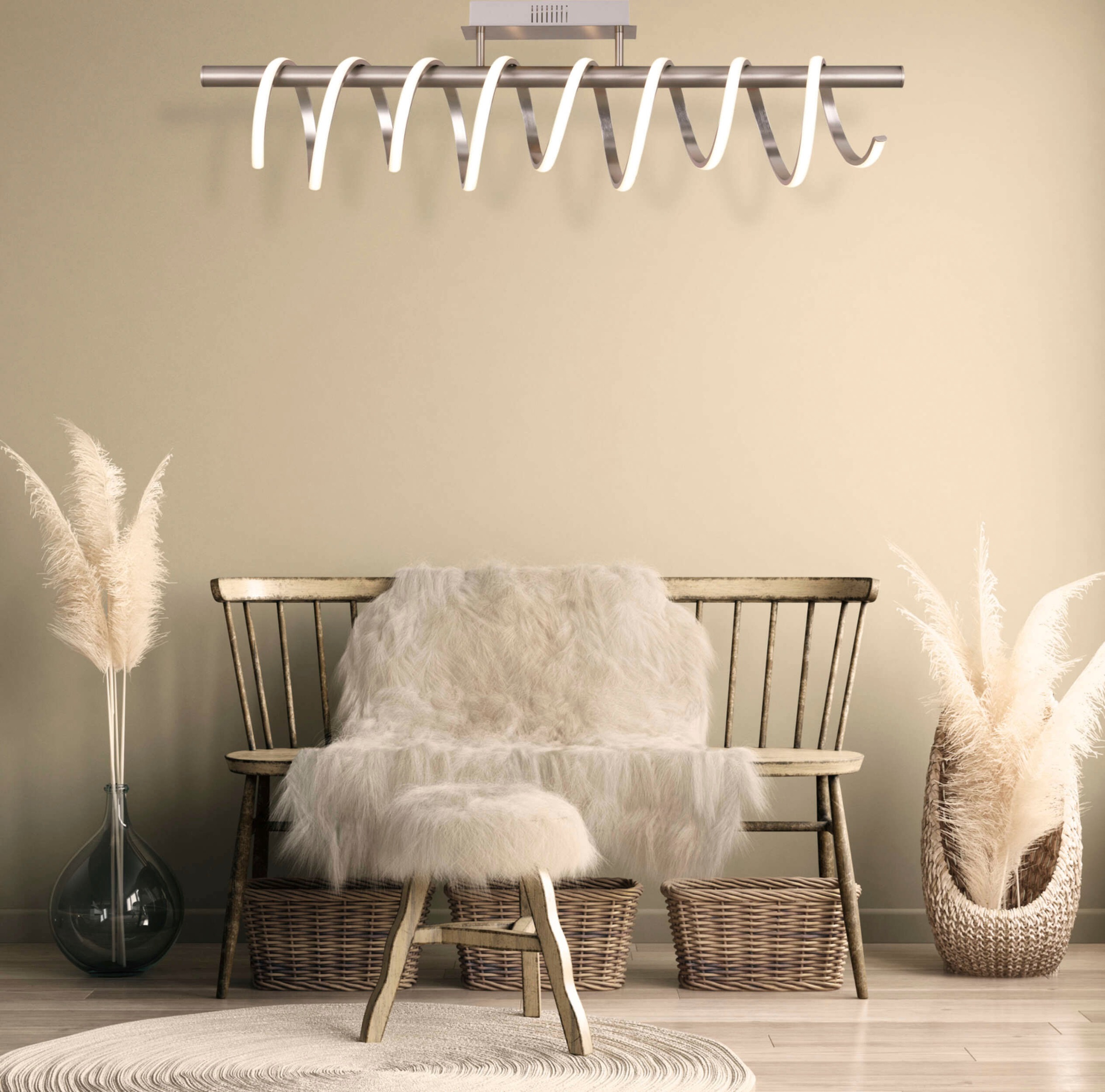 näve LED Deckenleuchte »Belleza« LED-Modul 1 Stk. Warmweiß Deckenlampe warm günstig online kaufen