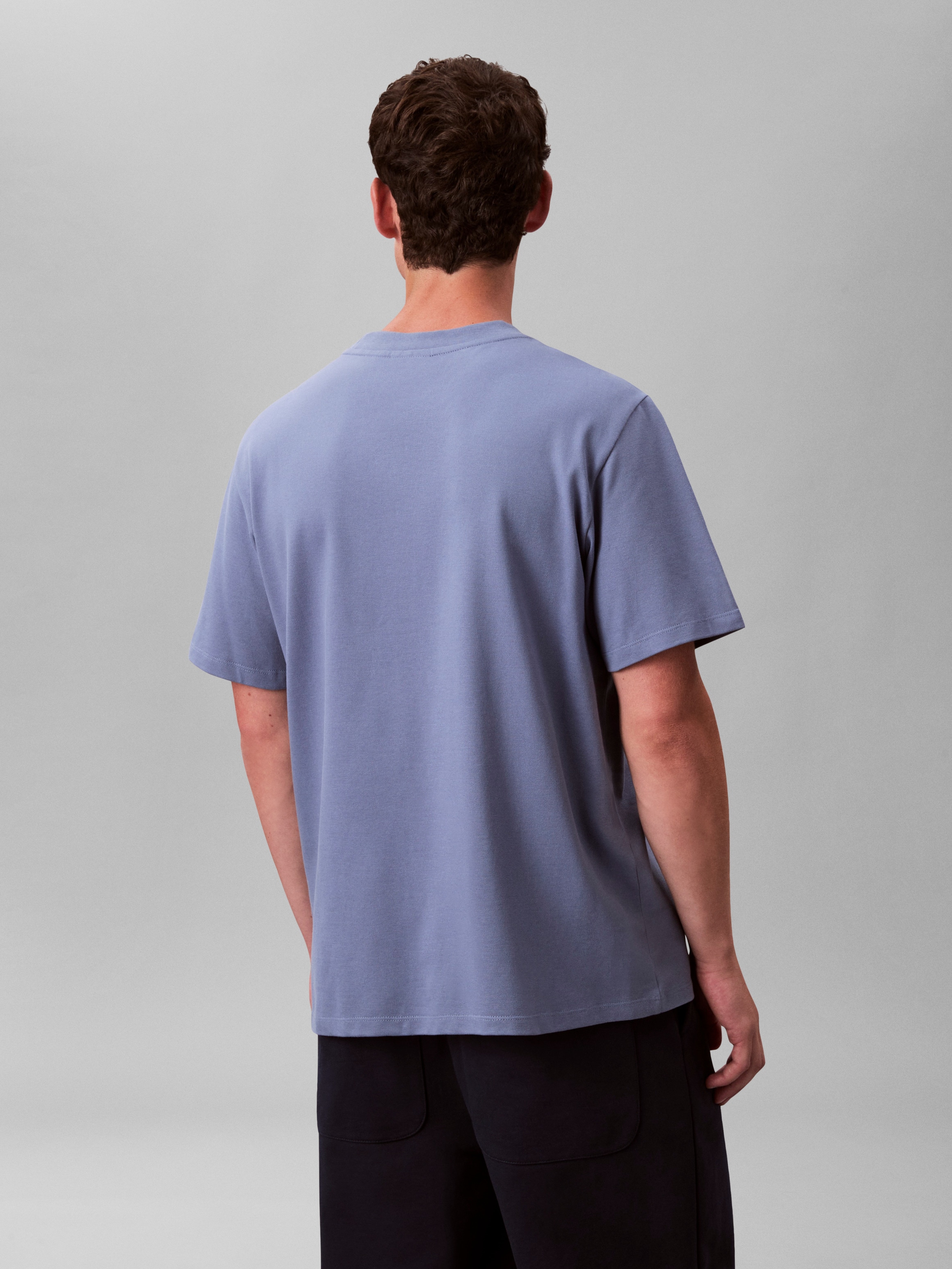 Calvin Klein T-Shirt »SS STRETCH PIQUE NANO EASY TEE« Mit Rundhalsausschnitt
