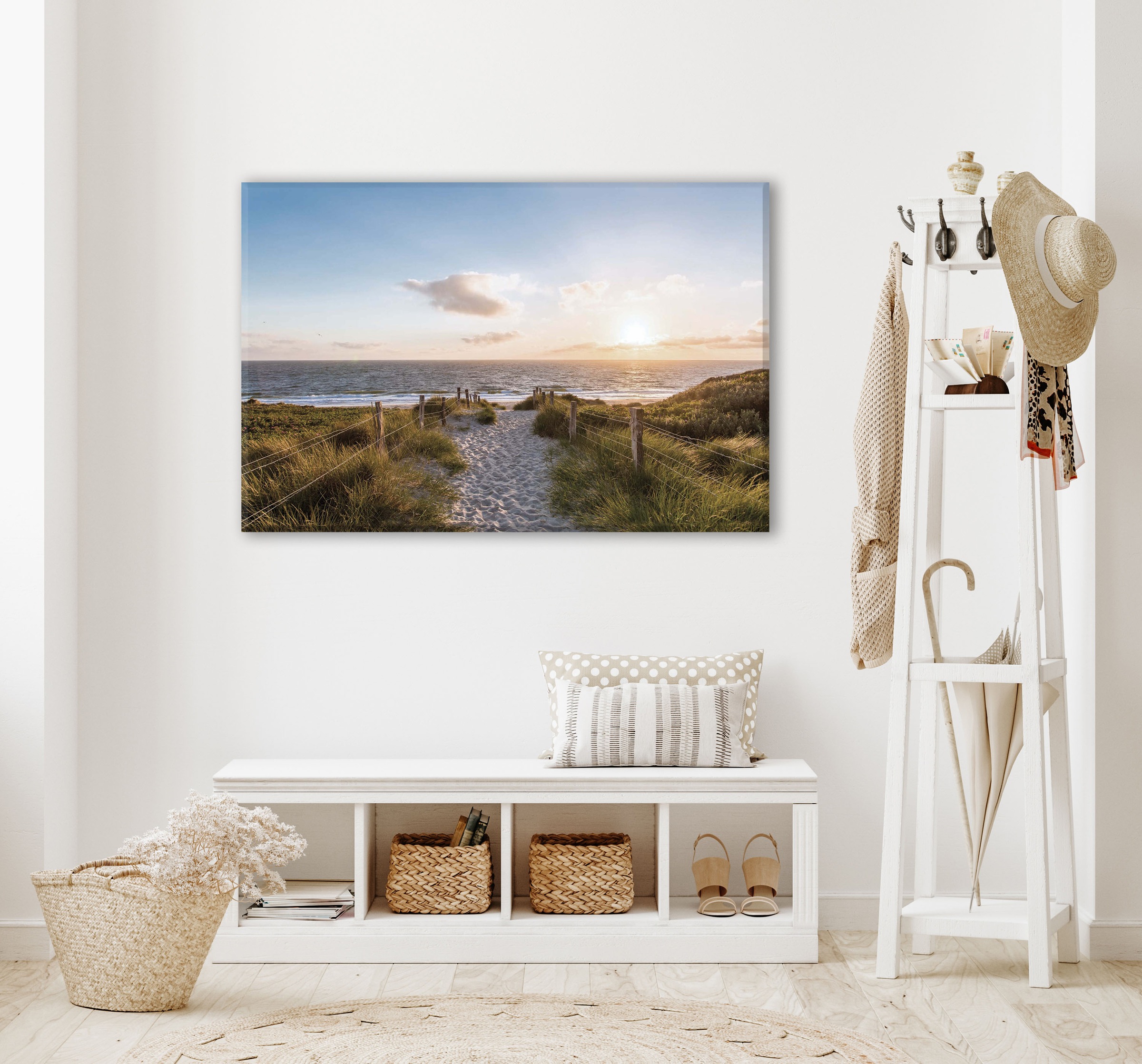 Bönninghoff Leinwandbild »Strand« 1 Stk. tlg. günstig online kaufen