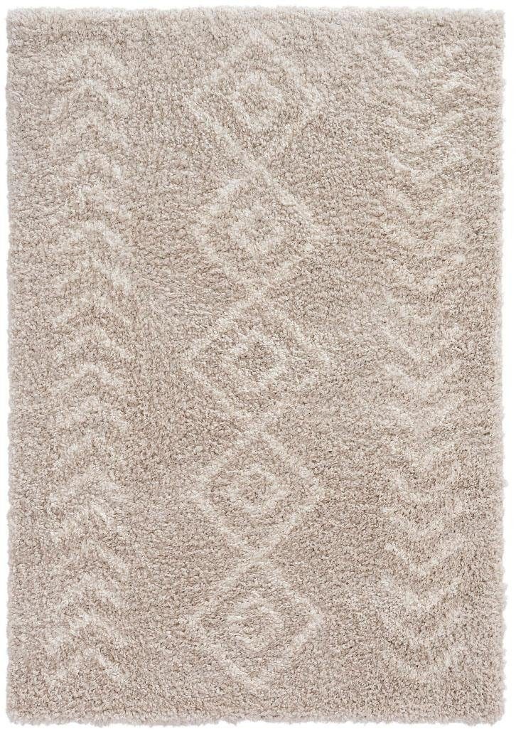 Sehrazat Hochflor-Teppich »Ethno 8685«, rechteckig, 30 mm Höhe, weiche Haptik, Wohnzimmer