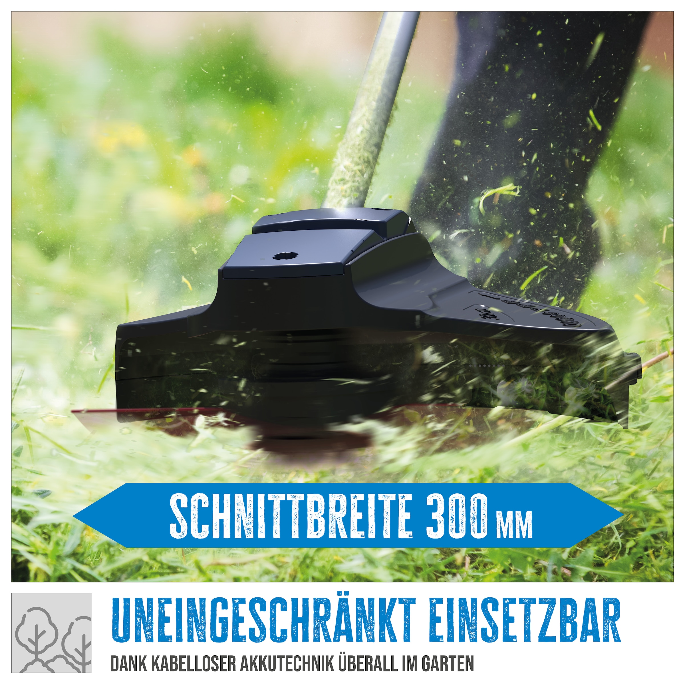 Güde Akku-Multifunktionswerkzeug »Akku-Multifunktionswerkzeug (4in1) TGPS 18-401-30«, (6 St.), Inkl. Akku 4Ah/18V und Ladegerät 3 A